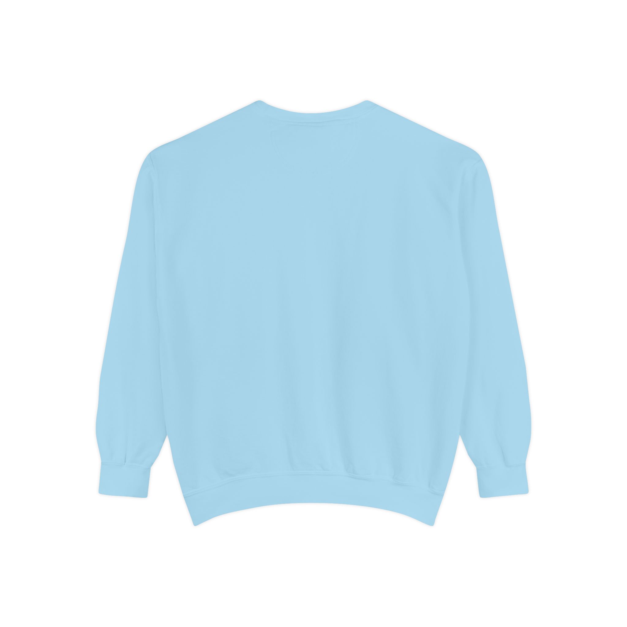 Mahjong Baby Sweatshirt | Unisex Garment-Dyed Crewneck in Baby Blue - Image 42