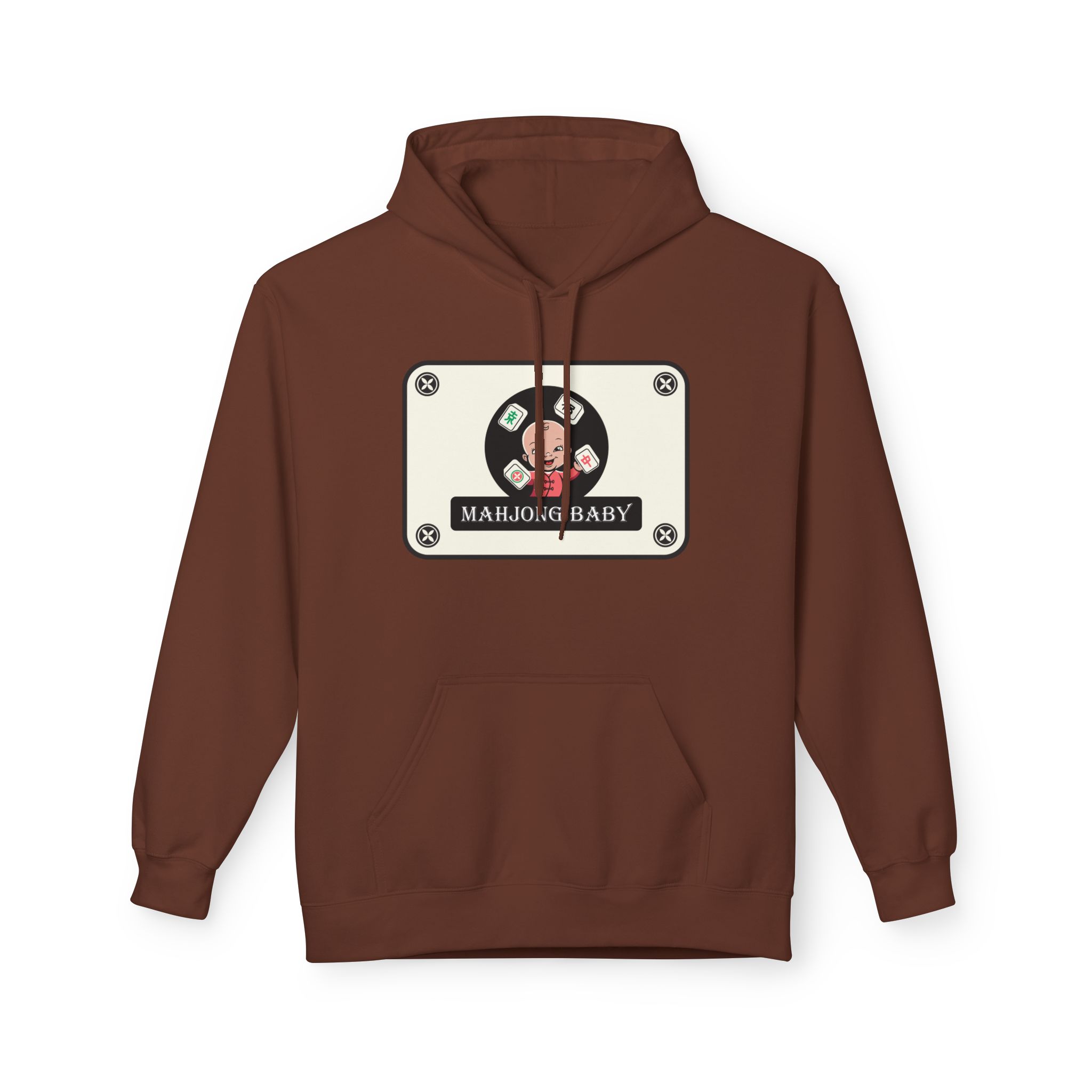 Mahjong Baby Hockey Hoodie | ‘Adventure Baby’ Retro Goalie Graphic Pullover - Image 13