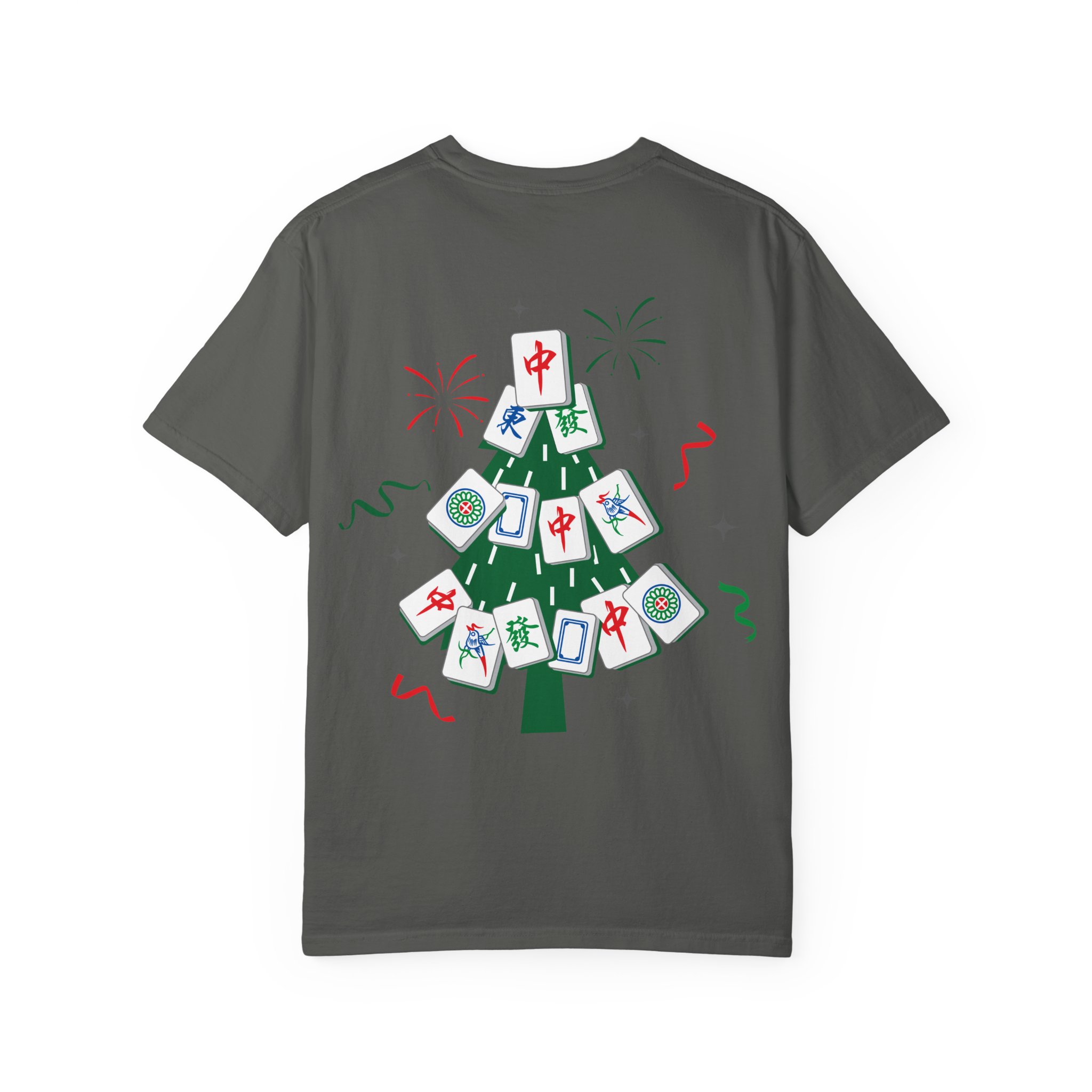 Merry Mahjong Gnome Christmas T-Shirt | Holiday Mahjong Game Night Tee - Image 22