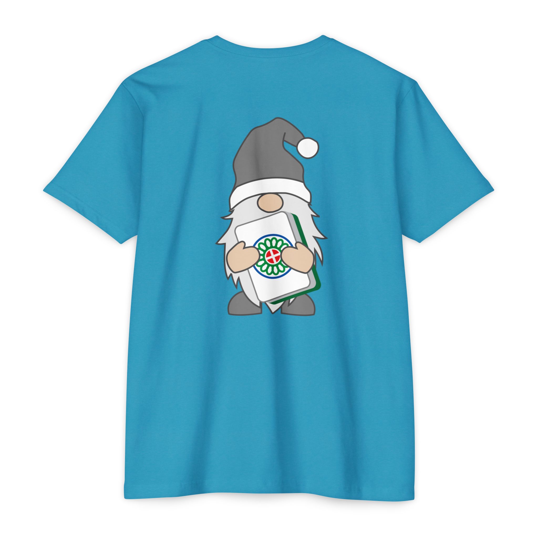 Merry Mahjong Gnome Graphic Tee | Festive Mahjong Tile Shirt for Players & Fans - Image 50