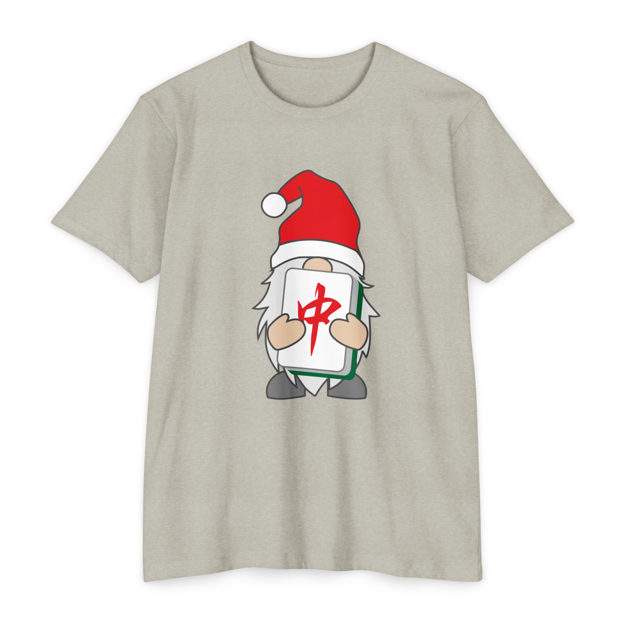 Merry Mahjong Gnome Graphic Tee | Festive Mahjong Tile Shirt for Players & Fans - Image 73