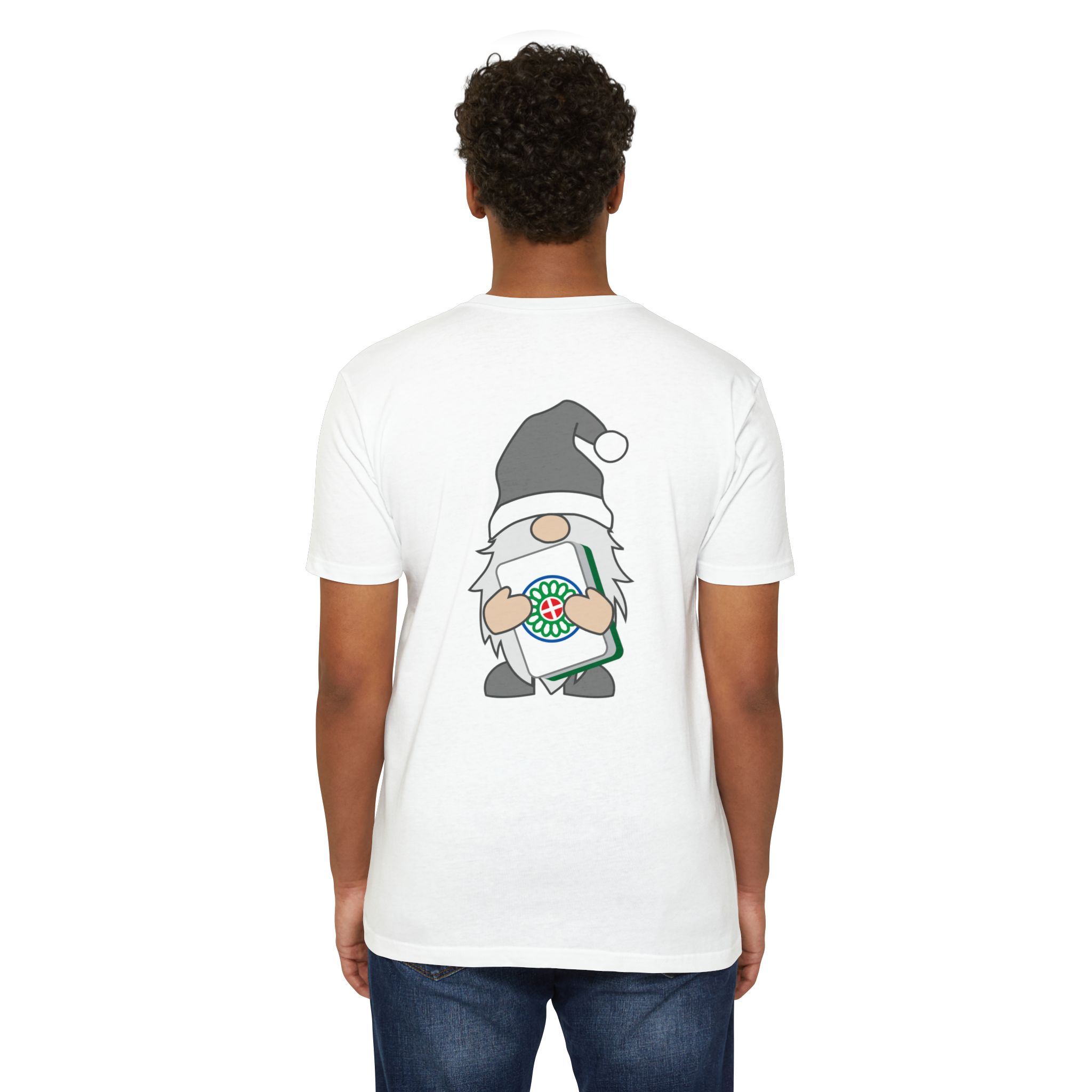 Merry Mahjong Gnome Graphic Tee | Festive Mahjong Tile Shirt for Players & Fans - Image 16