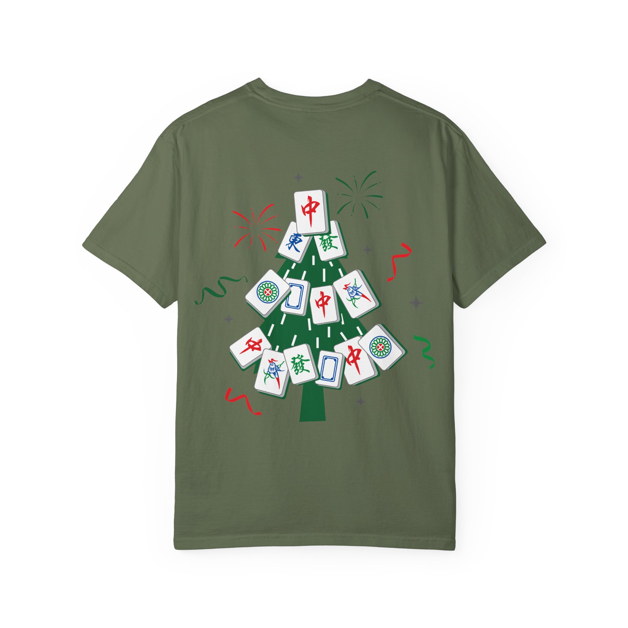 Merry Mahjong Gnome Christmas T-Shirt | Holiday Mahjong Game Night Tee - Image 30