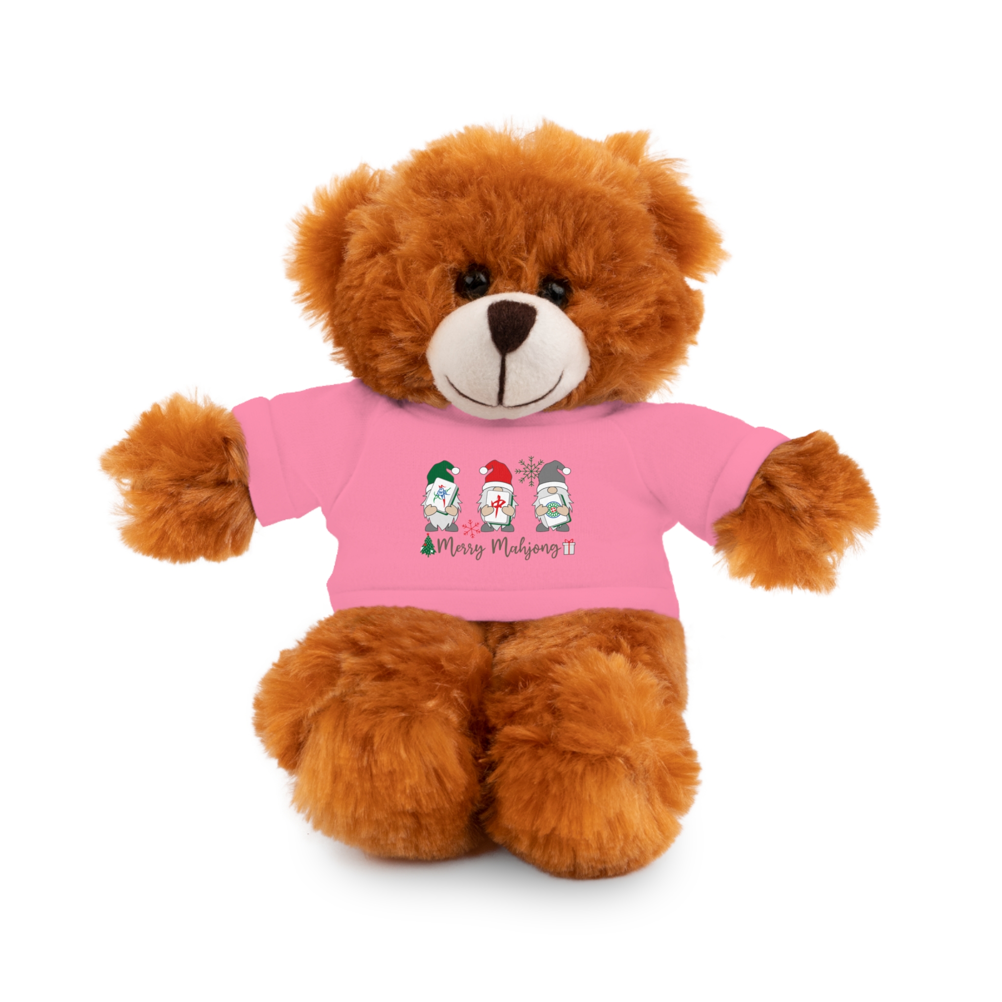 Merry Mahjong Holiday Plush Bear | Festive Mahjong Gnome Christmas Plush (8") - Image 106