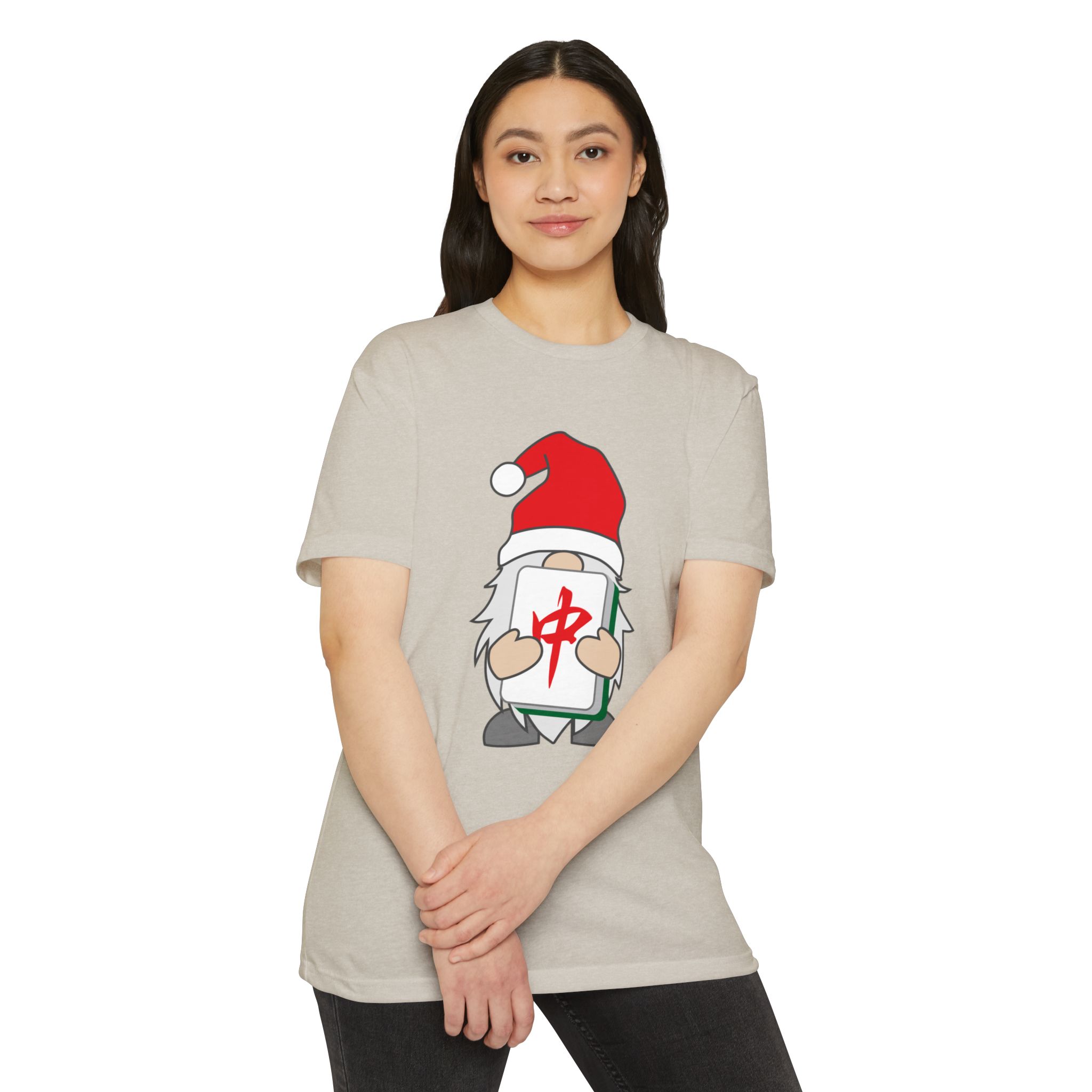 Merry Mahjong Gnome Graphic Tee | Festive Mahjong Tile Shirt for Players & Fans - Image 72