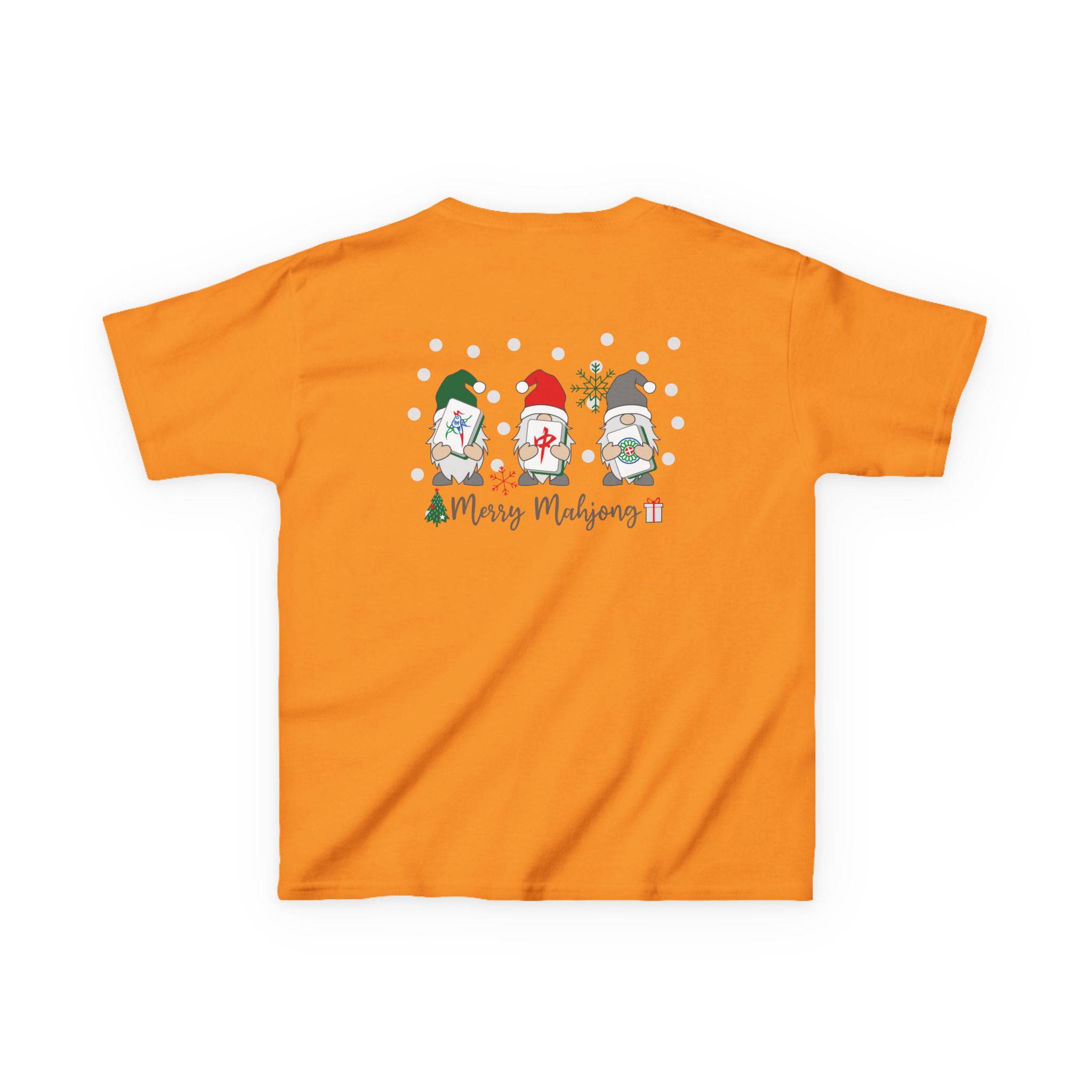 Merry Mahjong Baby Kids Tee | Holiday Mahjong Tree Graphic Shirt - Image 47
