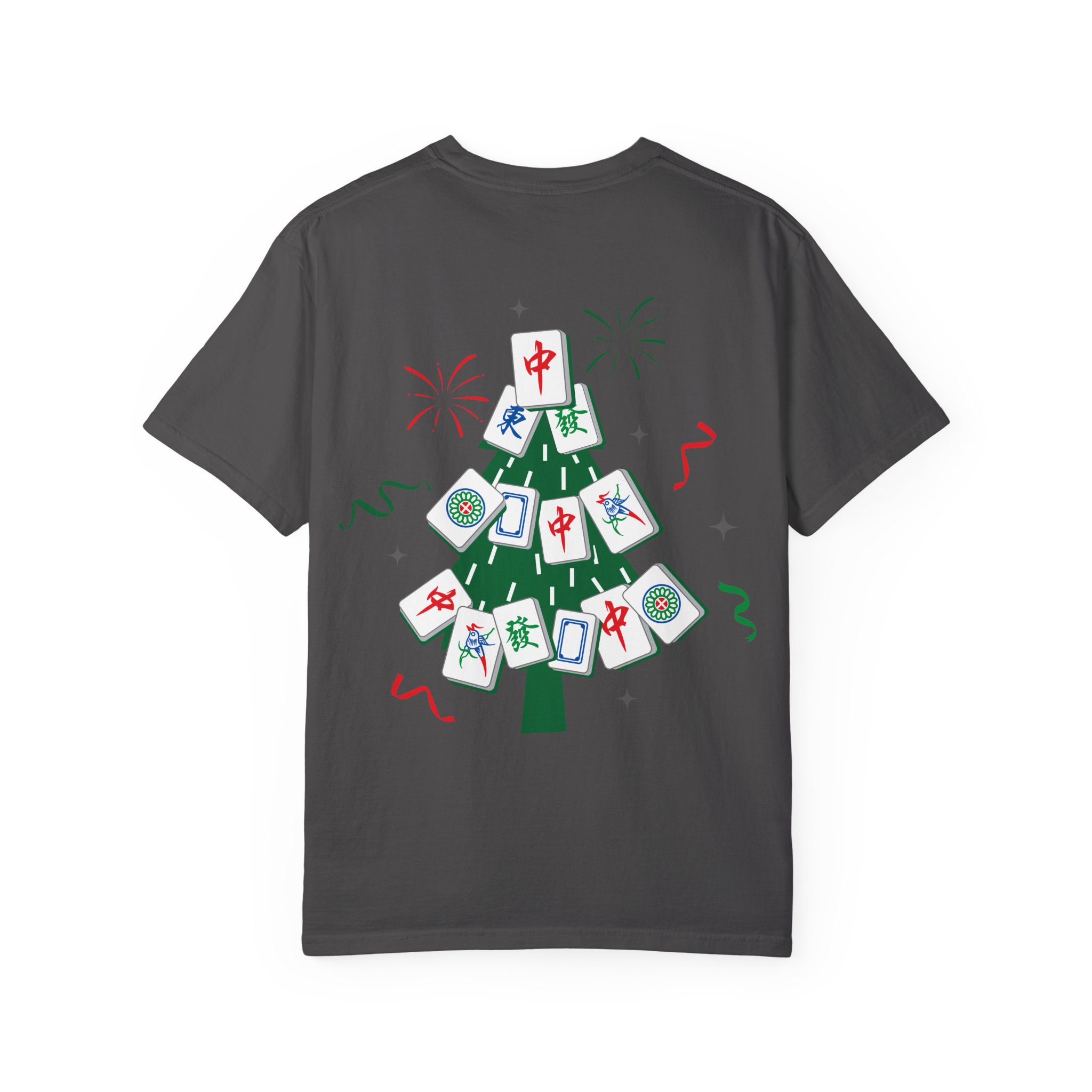 Merry Mahjong Gnome Christmas T-Shirt | Holiday Mahjong Game Night Tee - Image 38