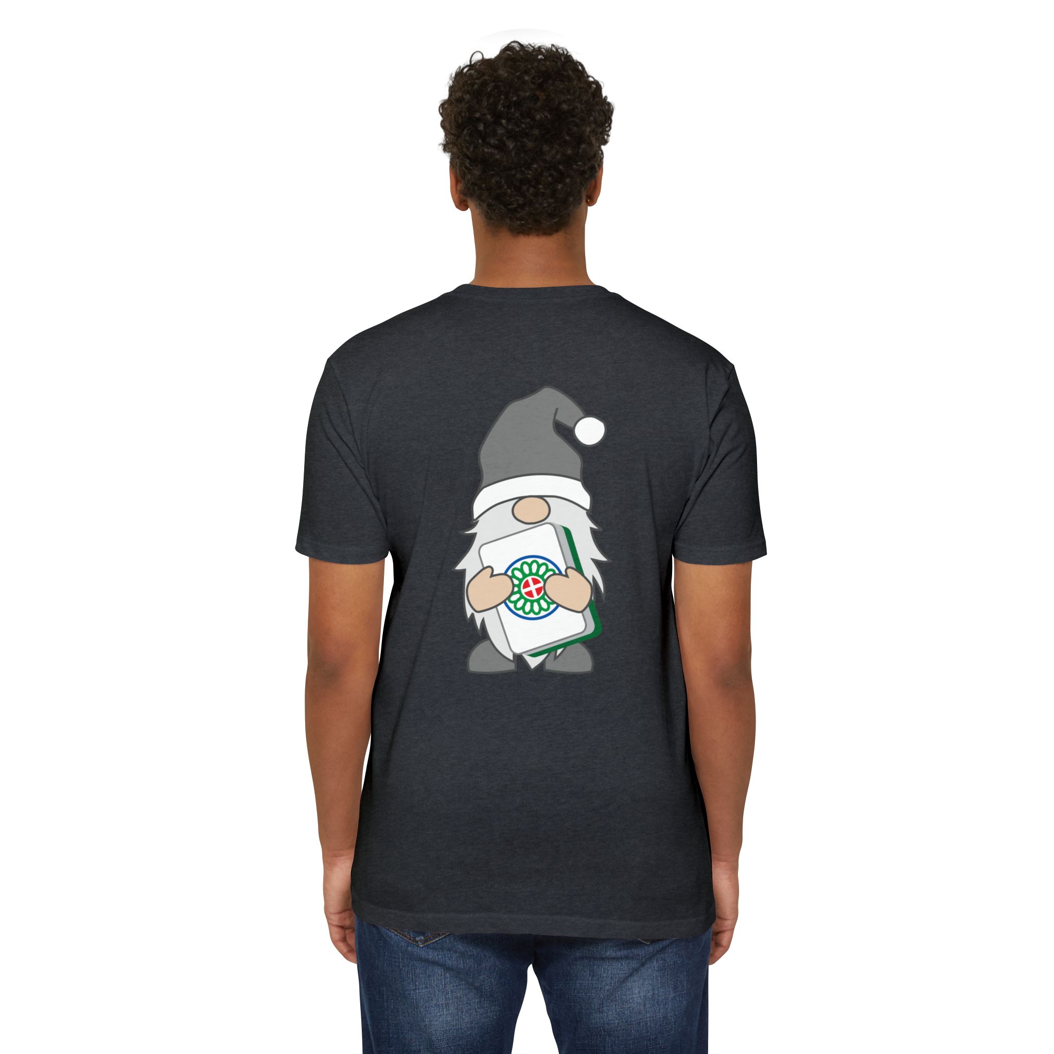 Merry Mahjong Gnome Graphic Tee | Festive Mahjong Tile Shirt for Players & Fans - Image 28