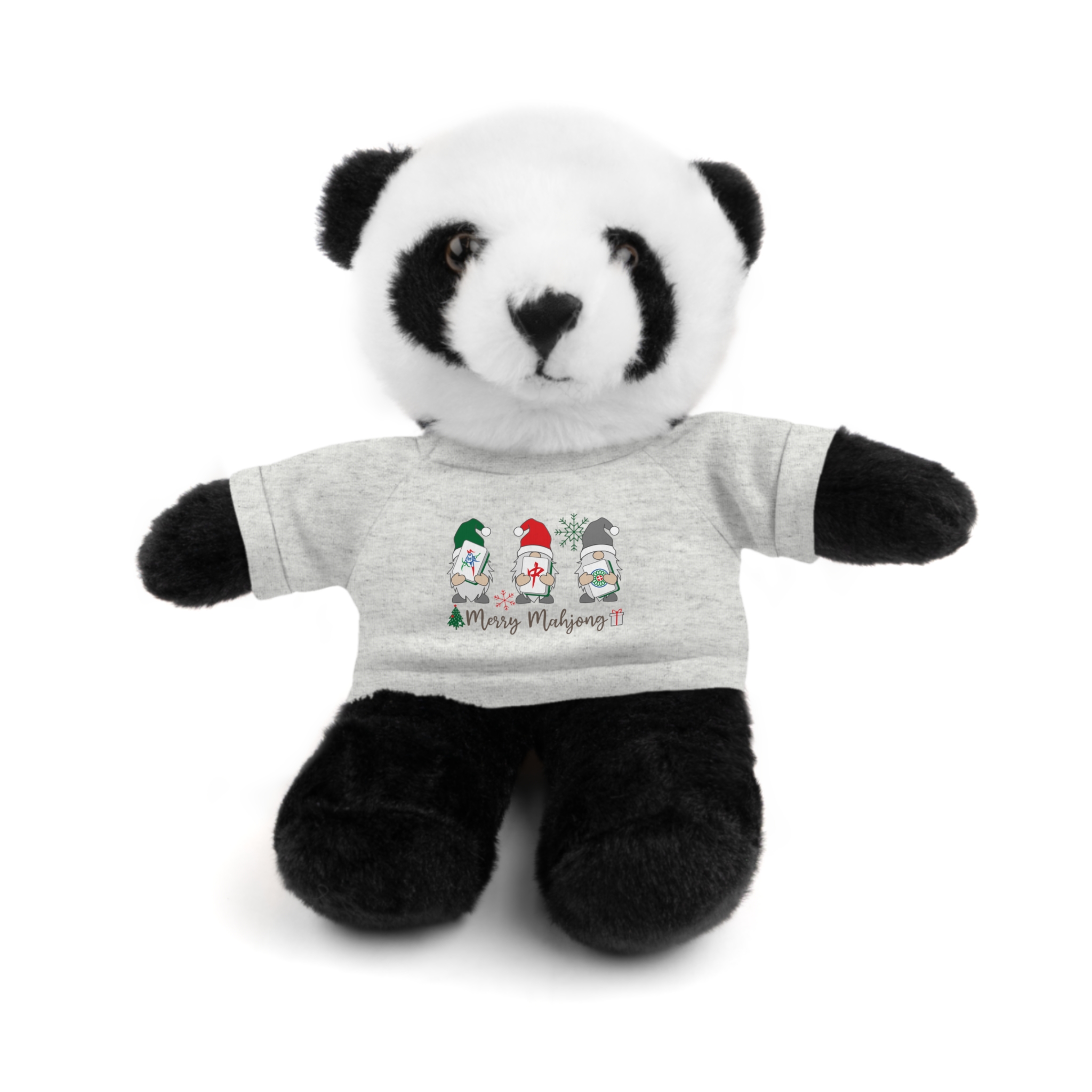 Merry Mahjong Holiday Plush Bear | Festive Mahjong Gnome Christmas Plush (8") - Image 10