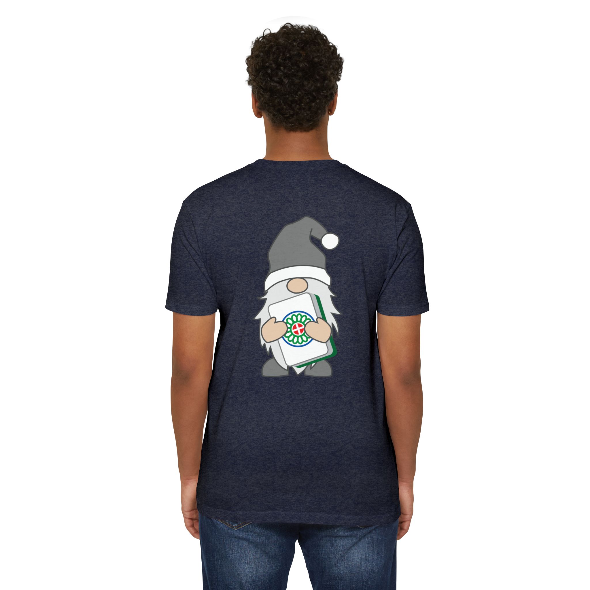 Merry Mahjong Gnome Graphic Tee | Festive Mahjong Tile Shirt for Players & Fans - Image 58