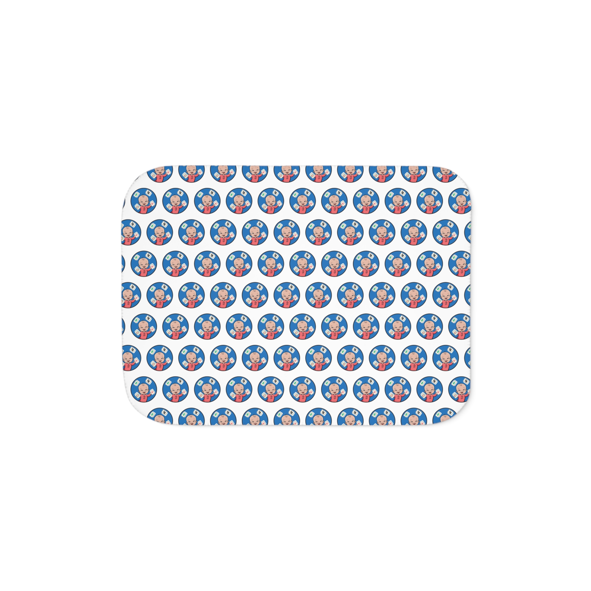 Patriotic Polka Dot Sherpa Blanket | Reversible Stars & Stripes Cozy Throw - Image 5