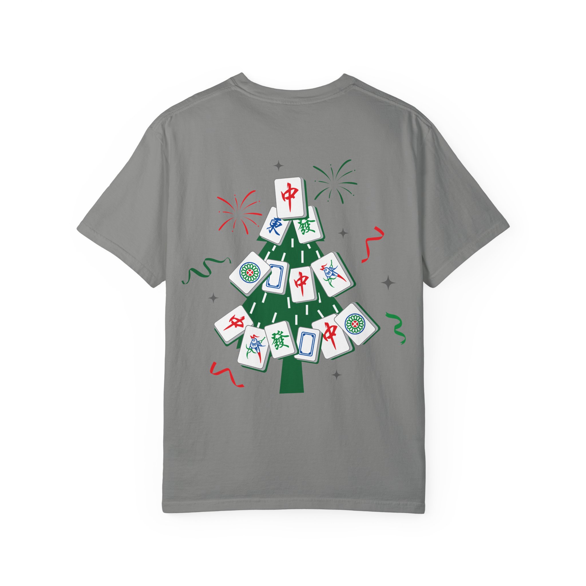 Merry Mahjong Gnome Christmas T-Shirt | Holiday Mahjong Game Night Tee - Image 34