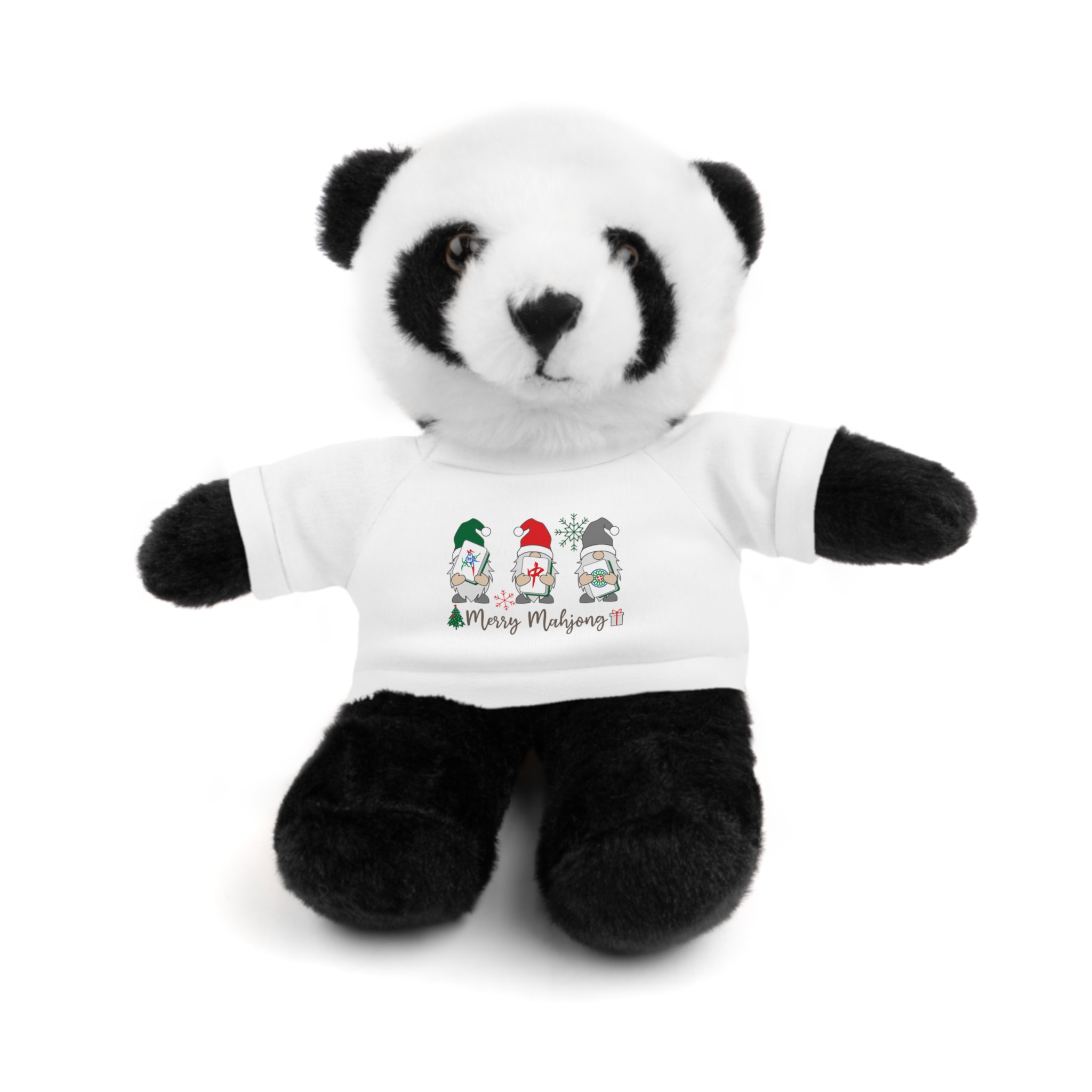 Merry Mahjong Holiday Plush Bear | Festive Mahjong Gnome Christmas Plush (8") - Image 130
