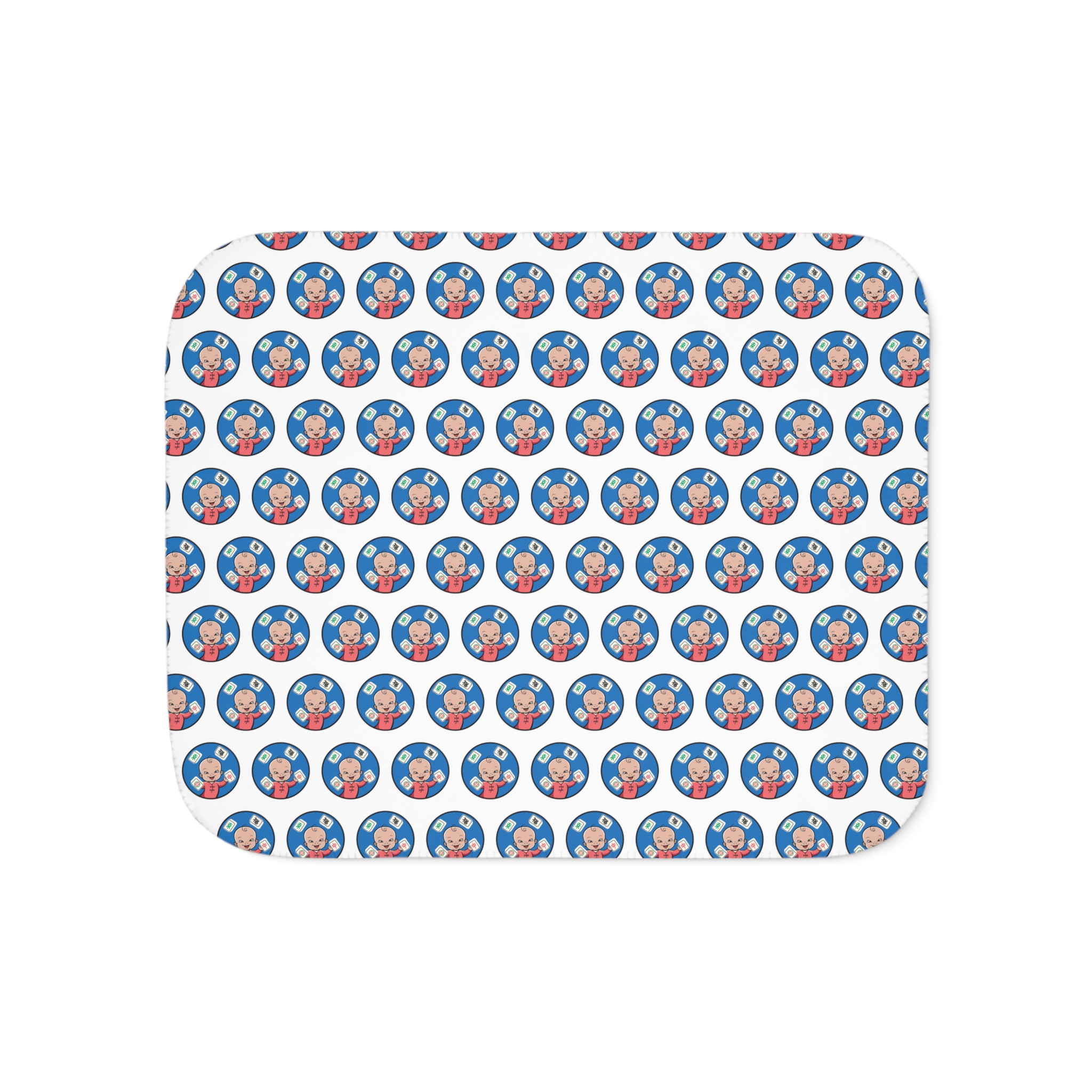 Patriotic Polka Dot Sherpa Blanket | Reversible Stars & Stripes Cozy Throw - Image 13