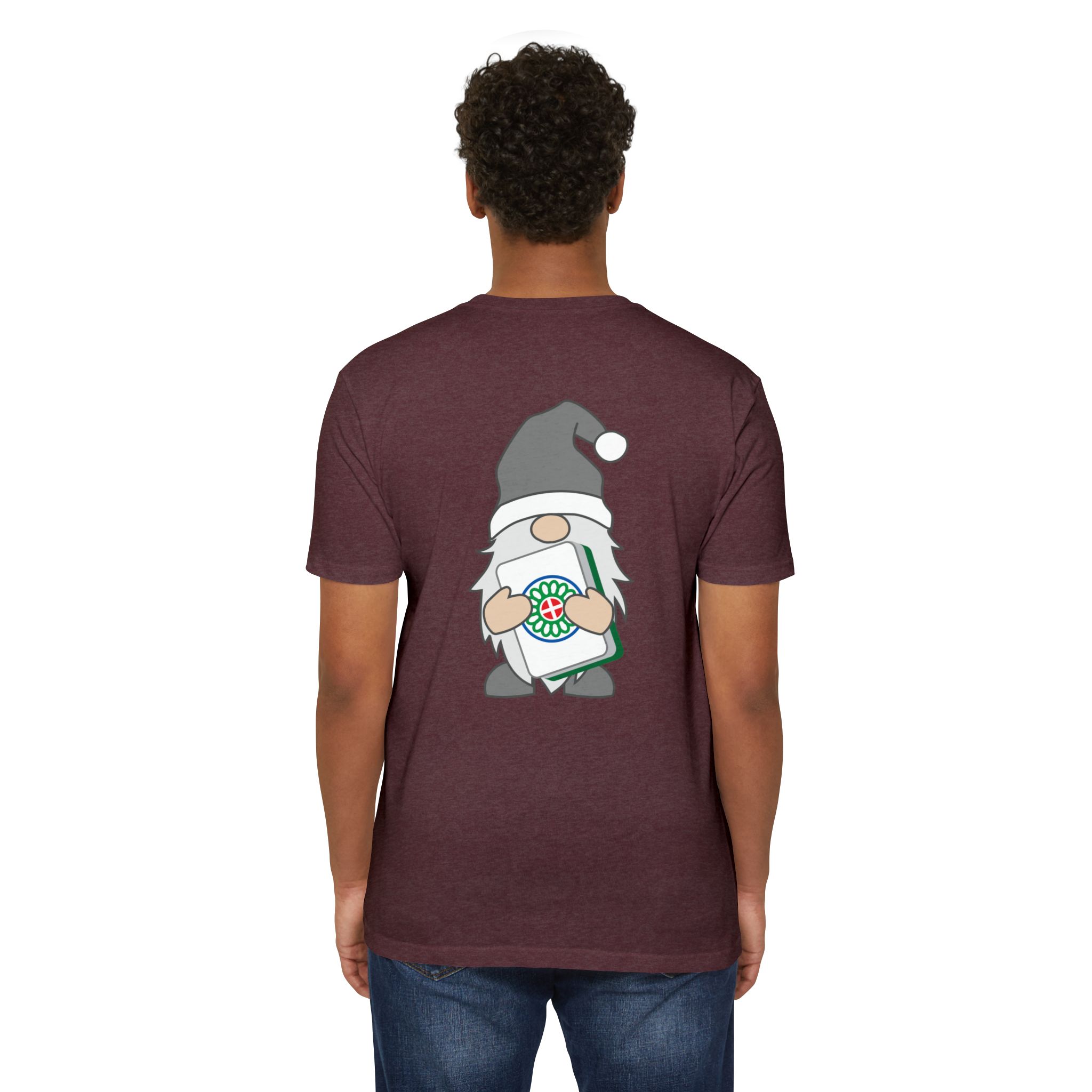 Merry Mahjong Gnome Graphic Tee | Festive Mahjong Tile Shirt for Players & Fans - Image 46