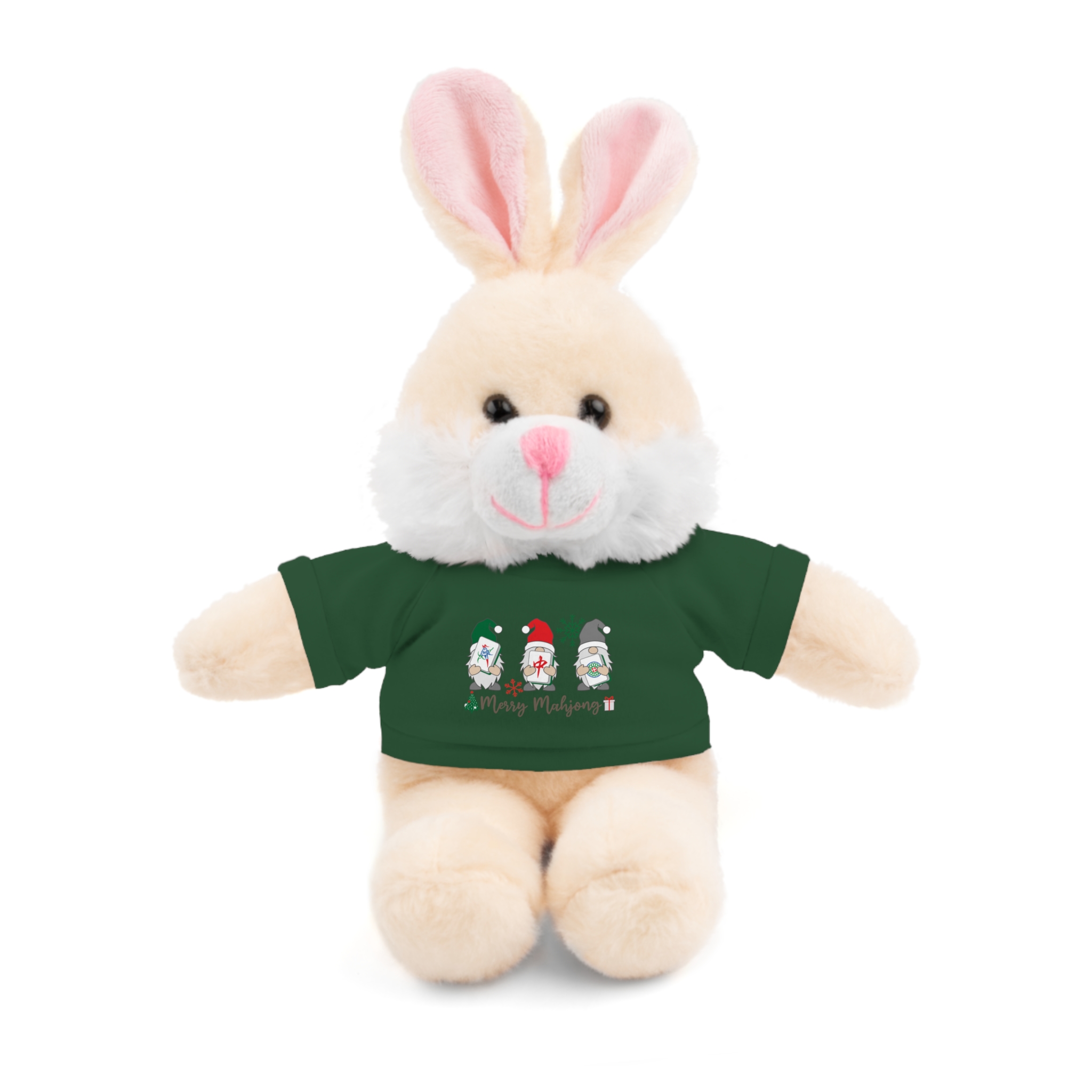 Merry Mahjong Holiday Plush Bear | Festive Mahjong Gnome Christmas Plush (8") - Image 19