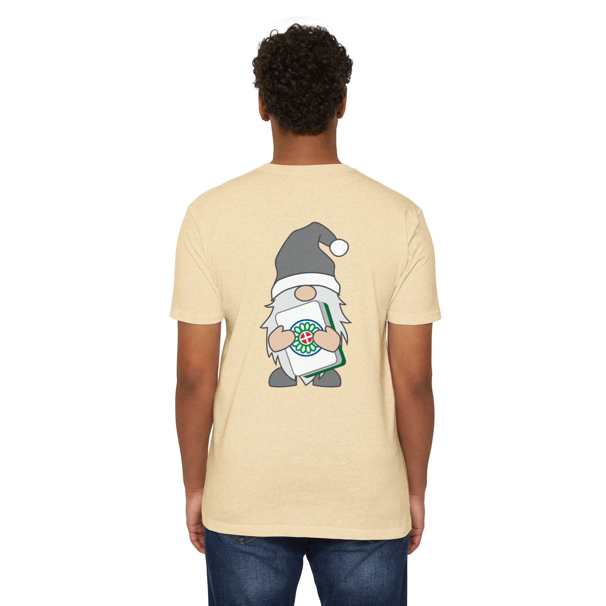 Merry Mahjong Gnome Graphic Tee | Festive Mahjong Tile Shirt for Players & Fans - Image 64