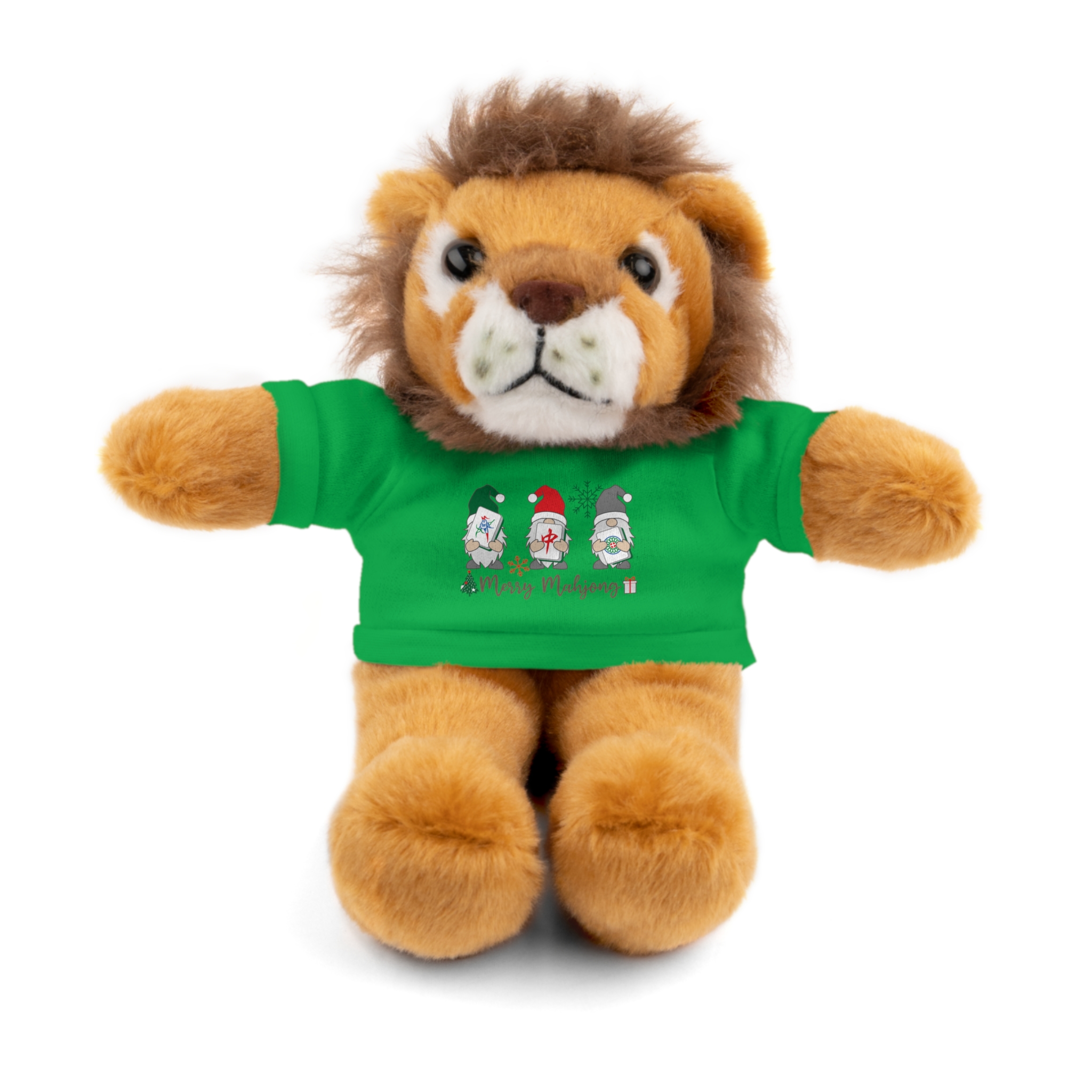 Merry Mahjong Holiday Plush Bear | Festive Mahjong Gnome Christmas Plush (8") - Image 37