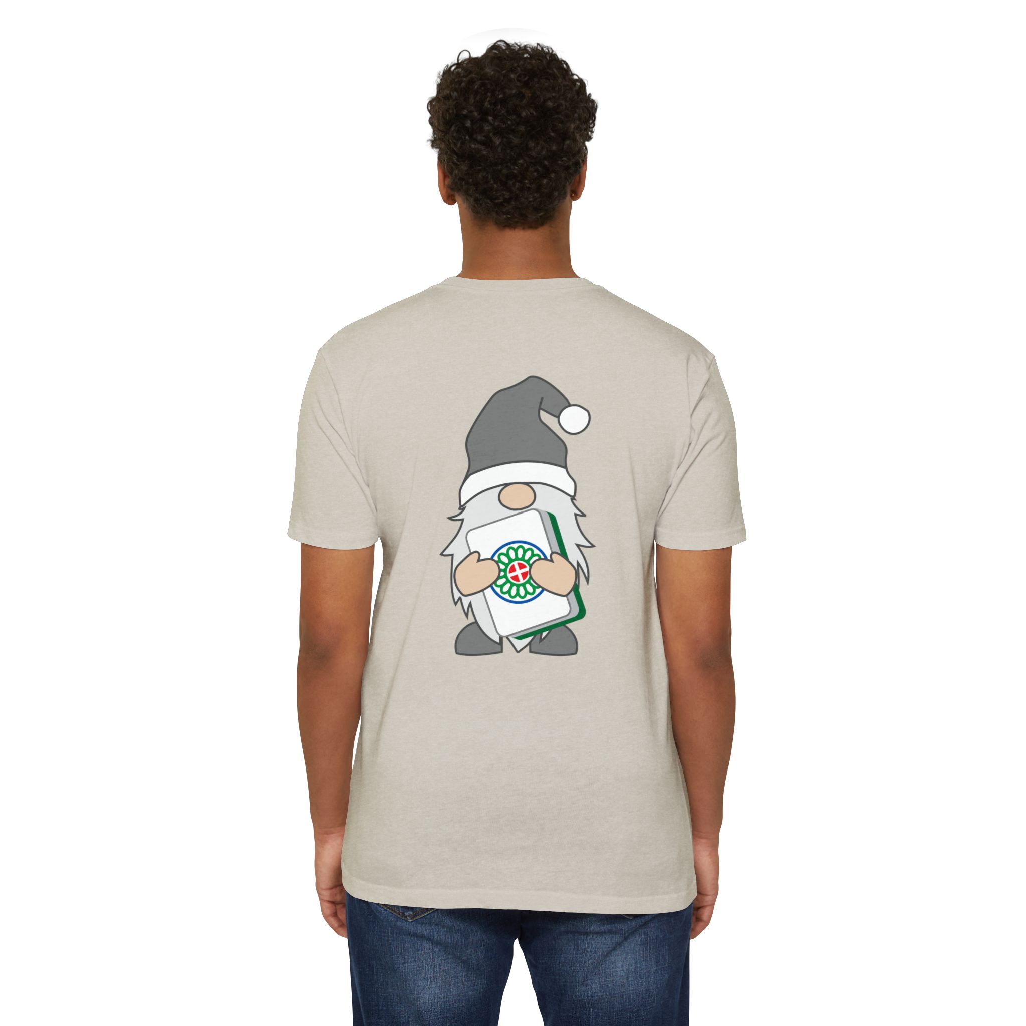 Merry Mahjong Gnome Graphic Tee | Festive Mahjong Tile Shirt for Players & Fans - Image 70