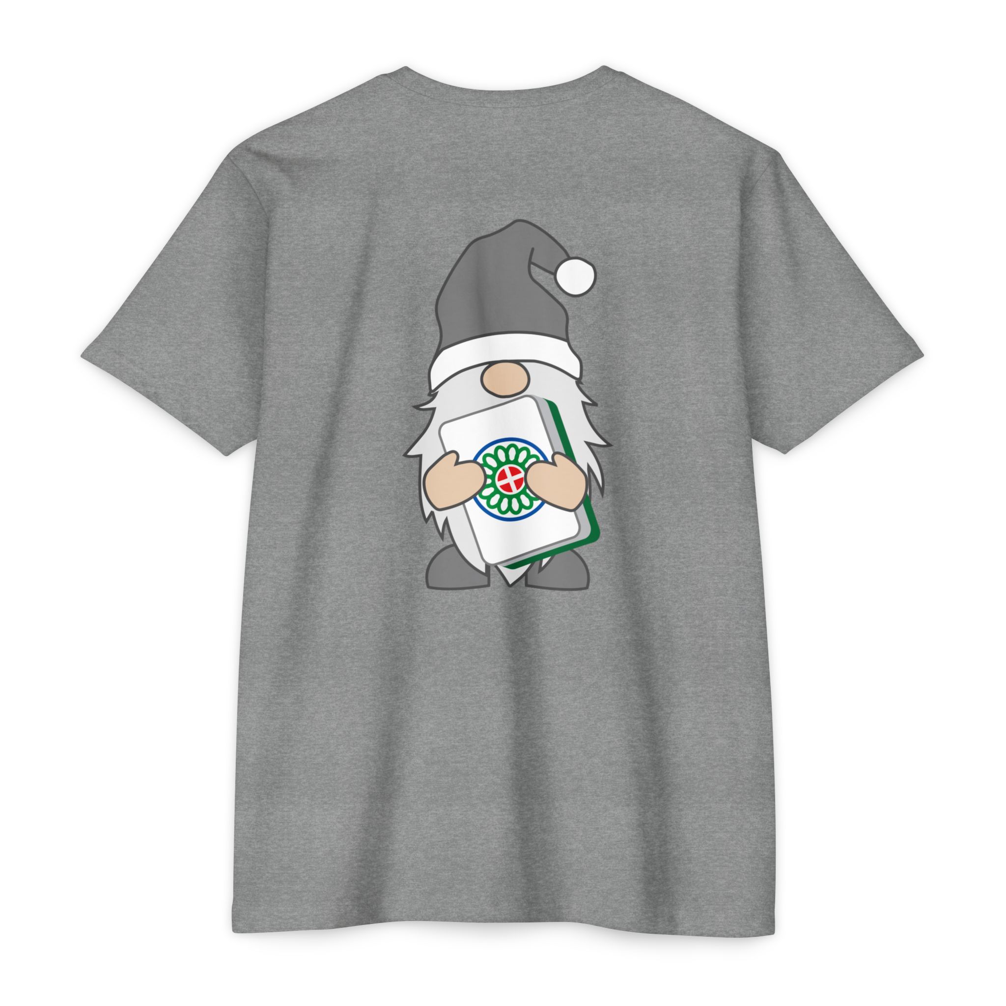 Merry Mahjong Gnome Graphic Tee | Festive Mahjong Tile Shirt for Players & Fans - Image 20