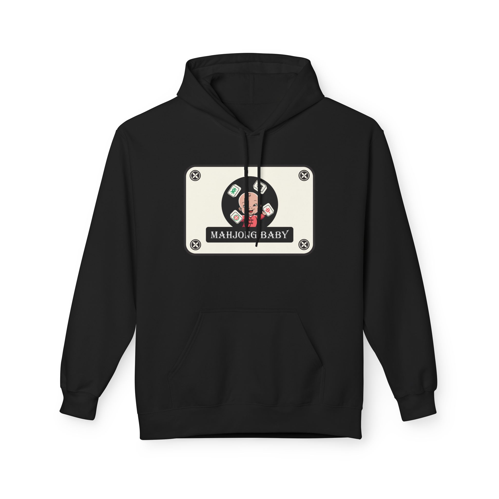 Mahjong Baby Hockey Hoodie | ‘Adventure Baby’ Retro Goalie Graphic Pullover - Image 19
