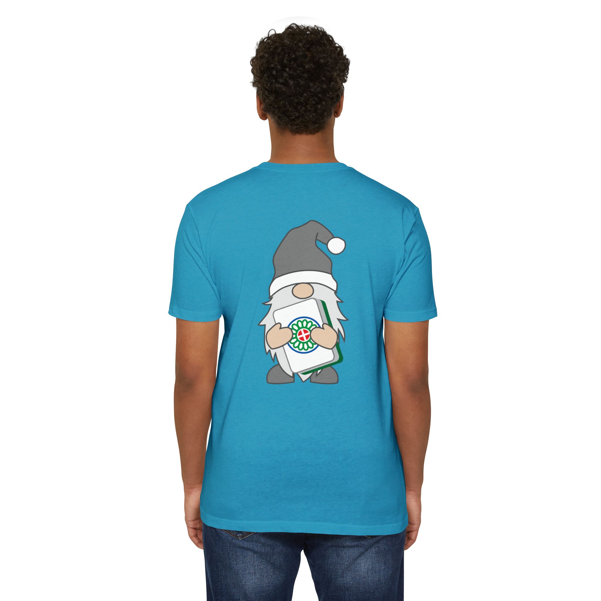 Merry Mahjong Gnome Graphic Tee | Festive Mahjong Tile Shirt for Players & Fans - Image 52
