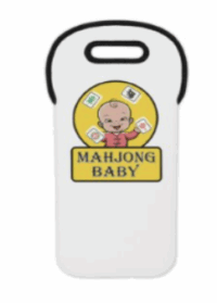 Mahjong Baby Bib