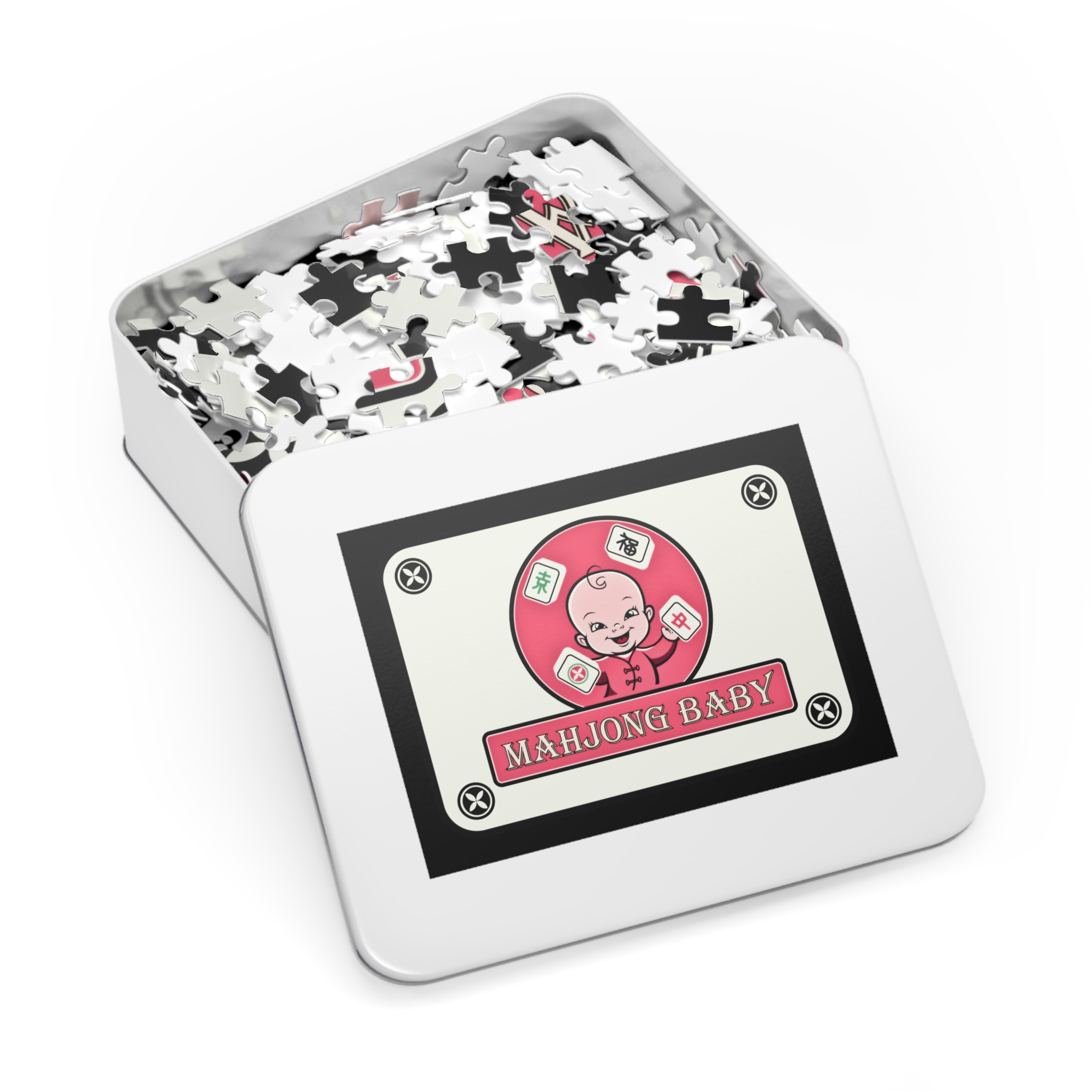 Mahjong Baby Puzzle | Retro Mahjong Tile Jigsaw with Tin (30–2000 Pieces) - Image 9