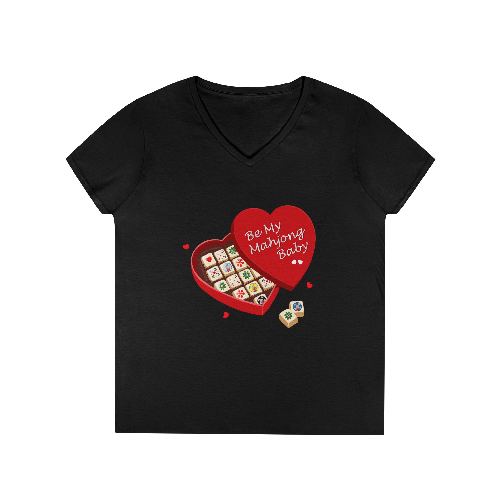 Mahjong Valentine’s T-Shirt | Be My Mahjong Baby Shirt - Image 6