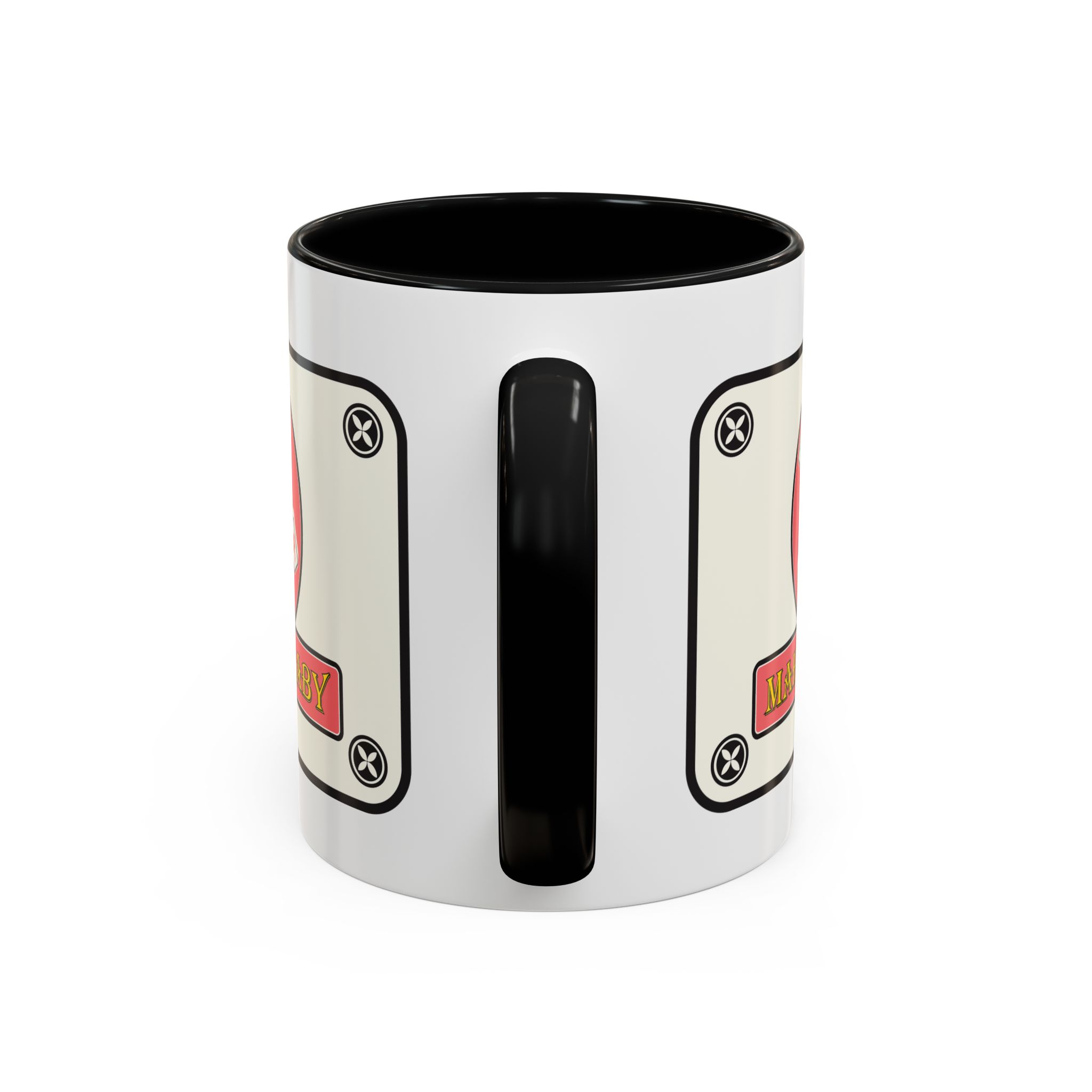 Mahjong Baby Accent Coffee Mug | Retro Ceramic Cup (11oz & 15oz) - Image 5