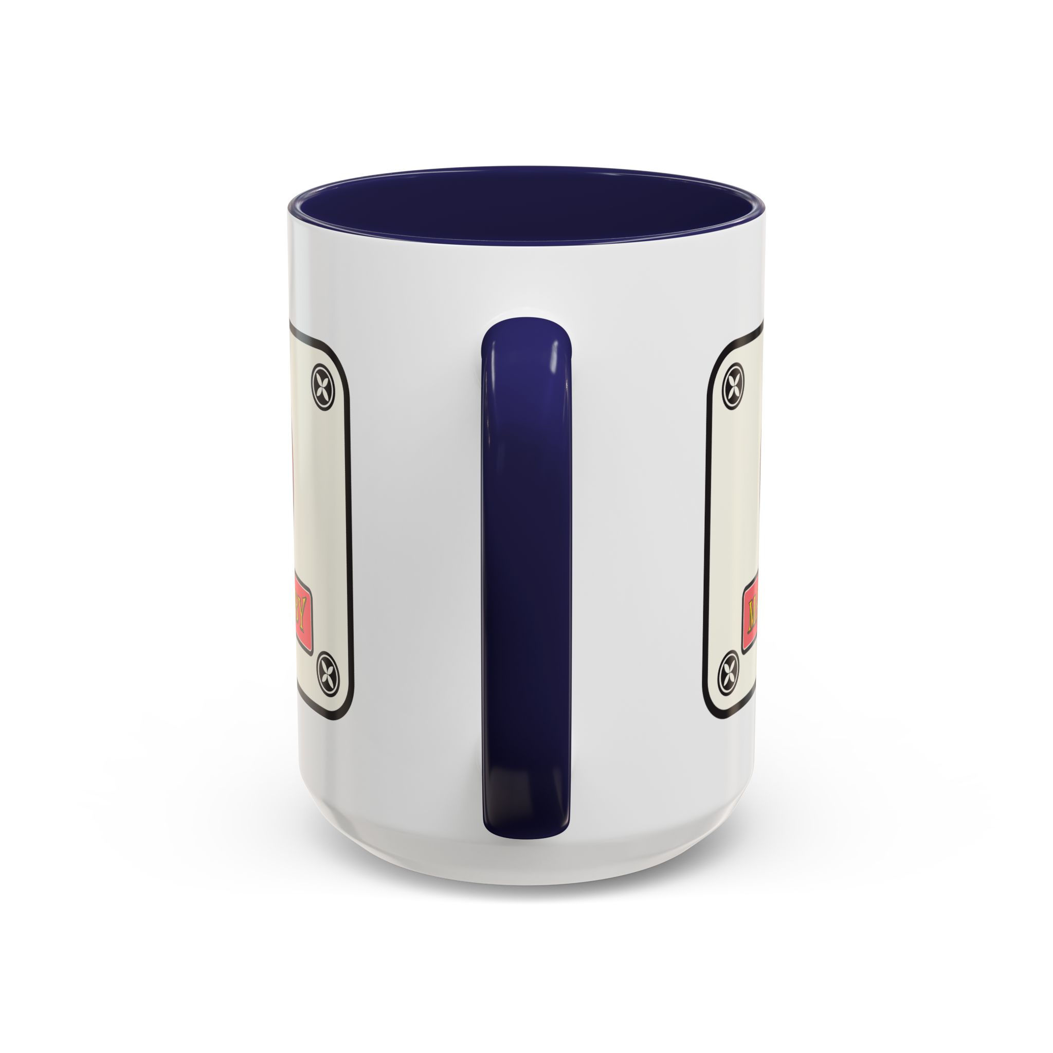 Mahjong Baby Accent Coffee Mug | Retro Ceramic Cup (11oz & 15oz) - Image 28