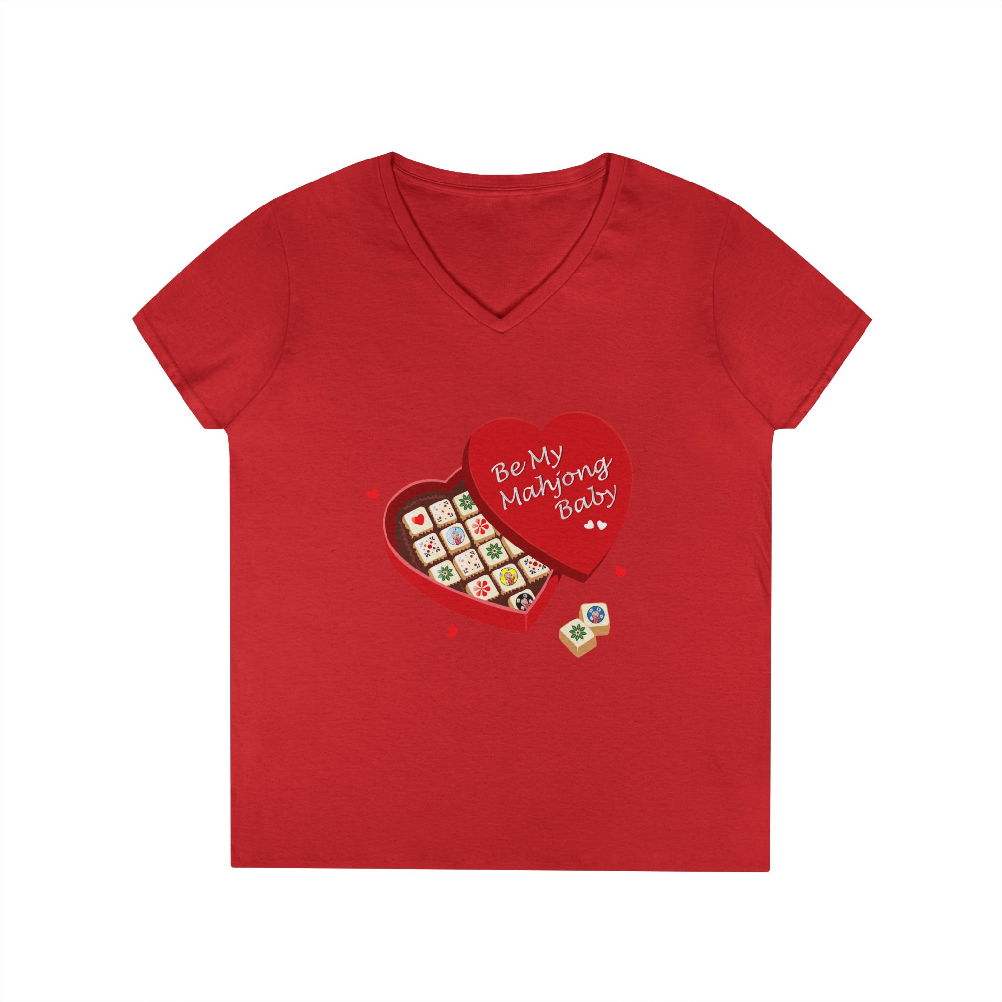Mahjong Valentine’s T-Shirt | Be My Mahjong Baby Shirt - Image 12