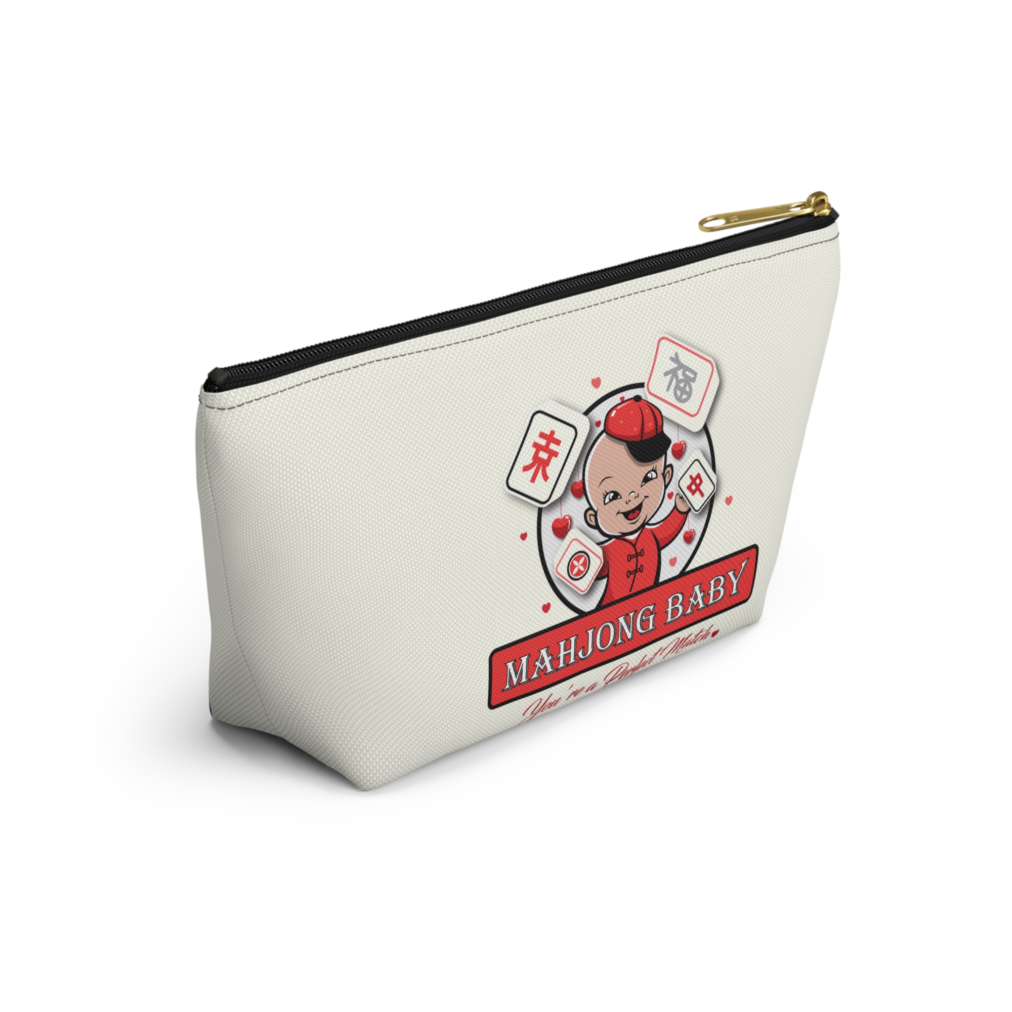 💕 “Be My Mahjong Baby” Accessory Pouch — Cute Mahjong Organizer Bag - Image 4