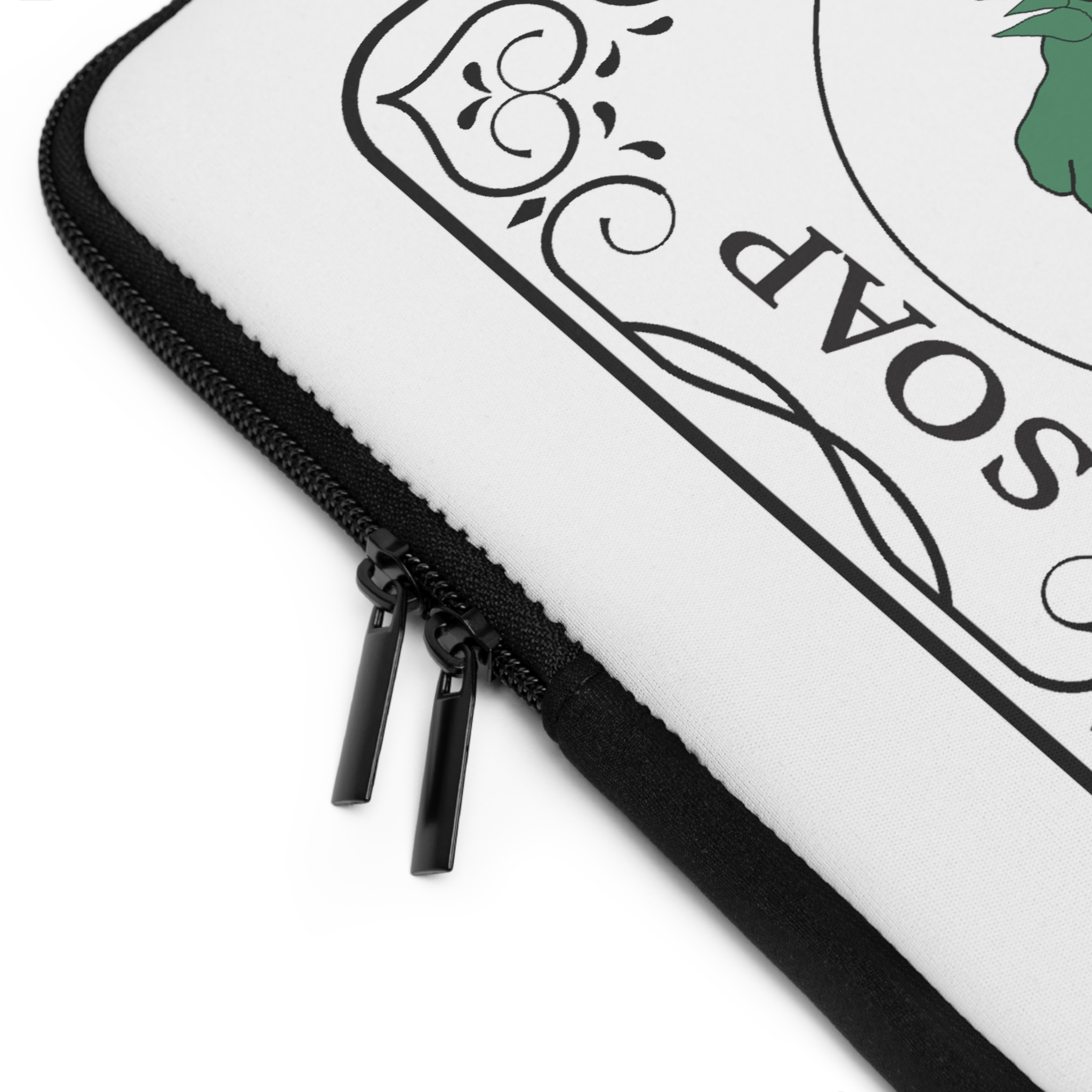 Soap Dragon Laptop Sleeve by Mahjong Baby | Water-Resistant Neoprene Laptop Case (7”–17”) - Image 23