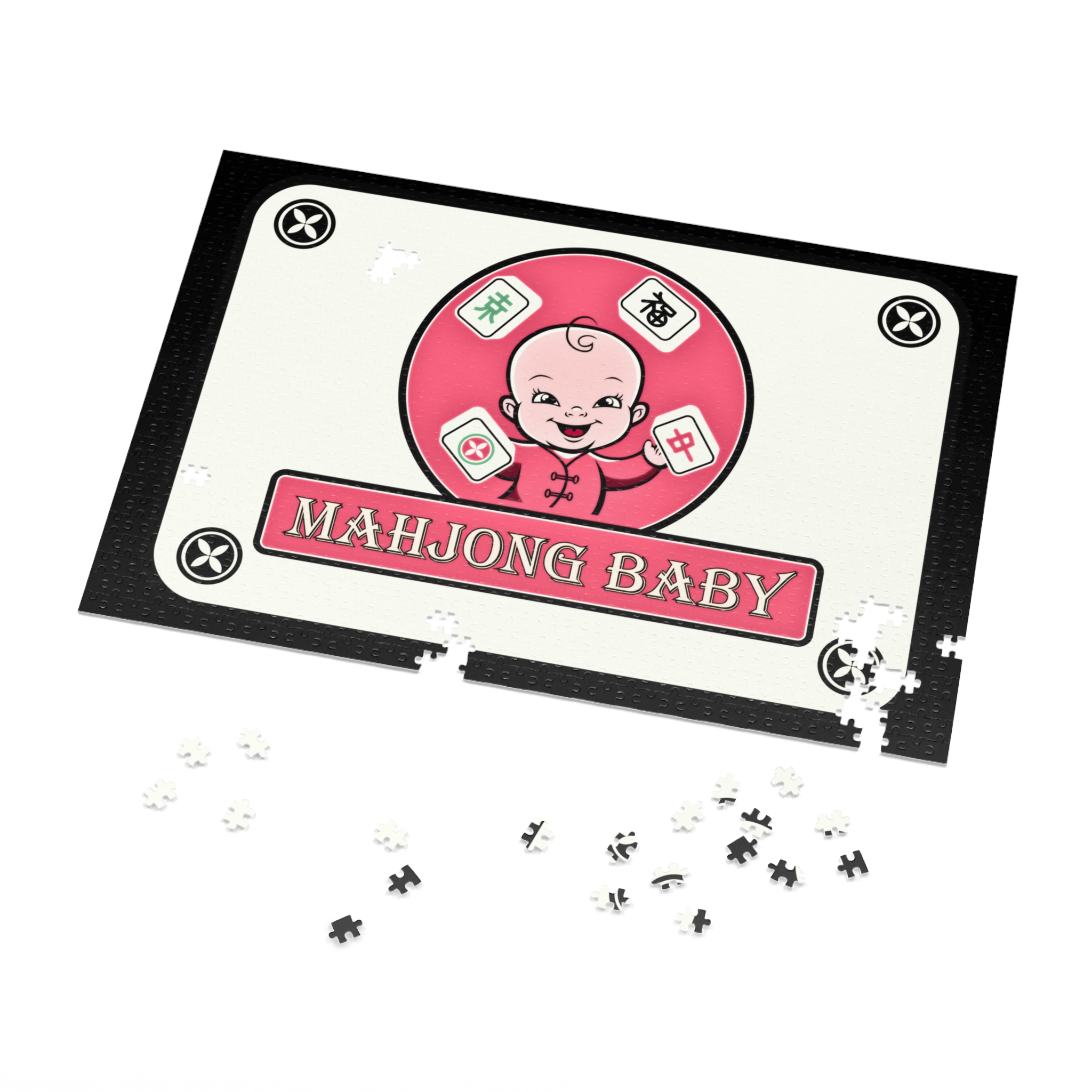 Mahjong Baby Puzzle | Retro Mahjong Tile Jigsaw with Tin (30–2000 Pieces) - Image 5