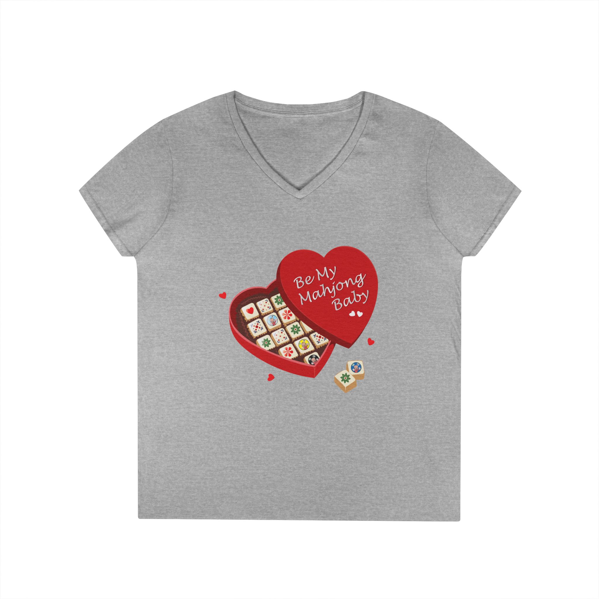 Mahjong Valentine’s T-Shirt | Be My Mahjong Baby Shirt - Image 4