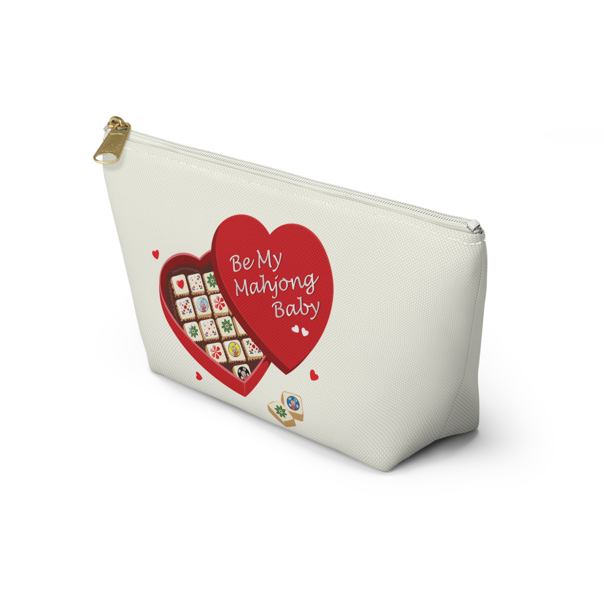 💕 “Be My Mahjong Baby” Accessory Pouch — Cute Mahjong Organizer Bag - Image 8
