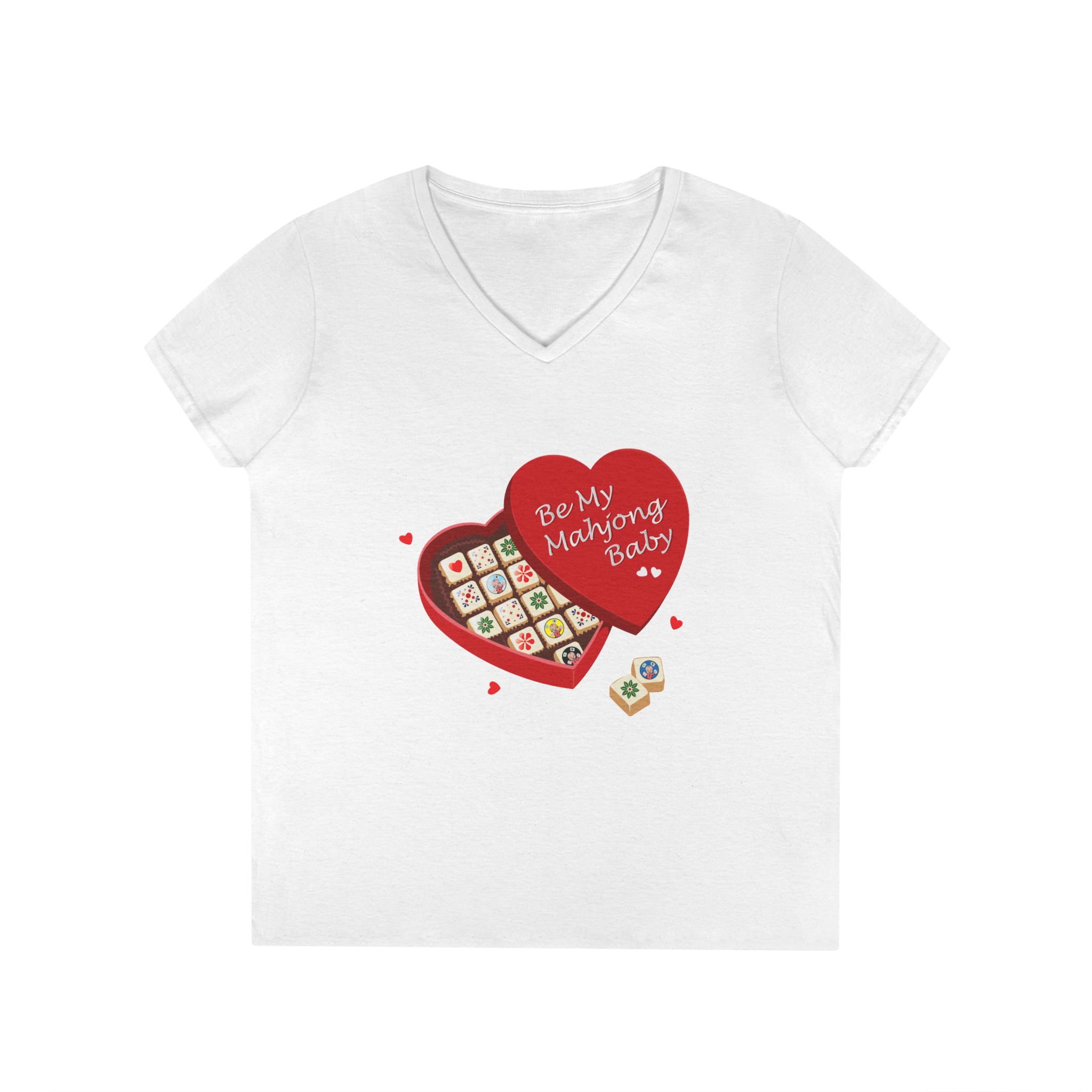 Mahjong Valentine’s T-Shirt | Be My Mahjong Baby Shirt - Image 5