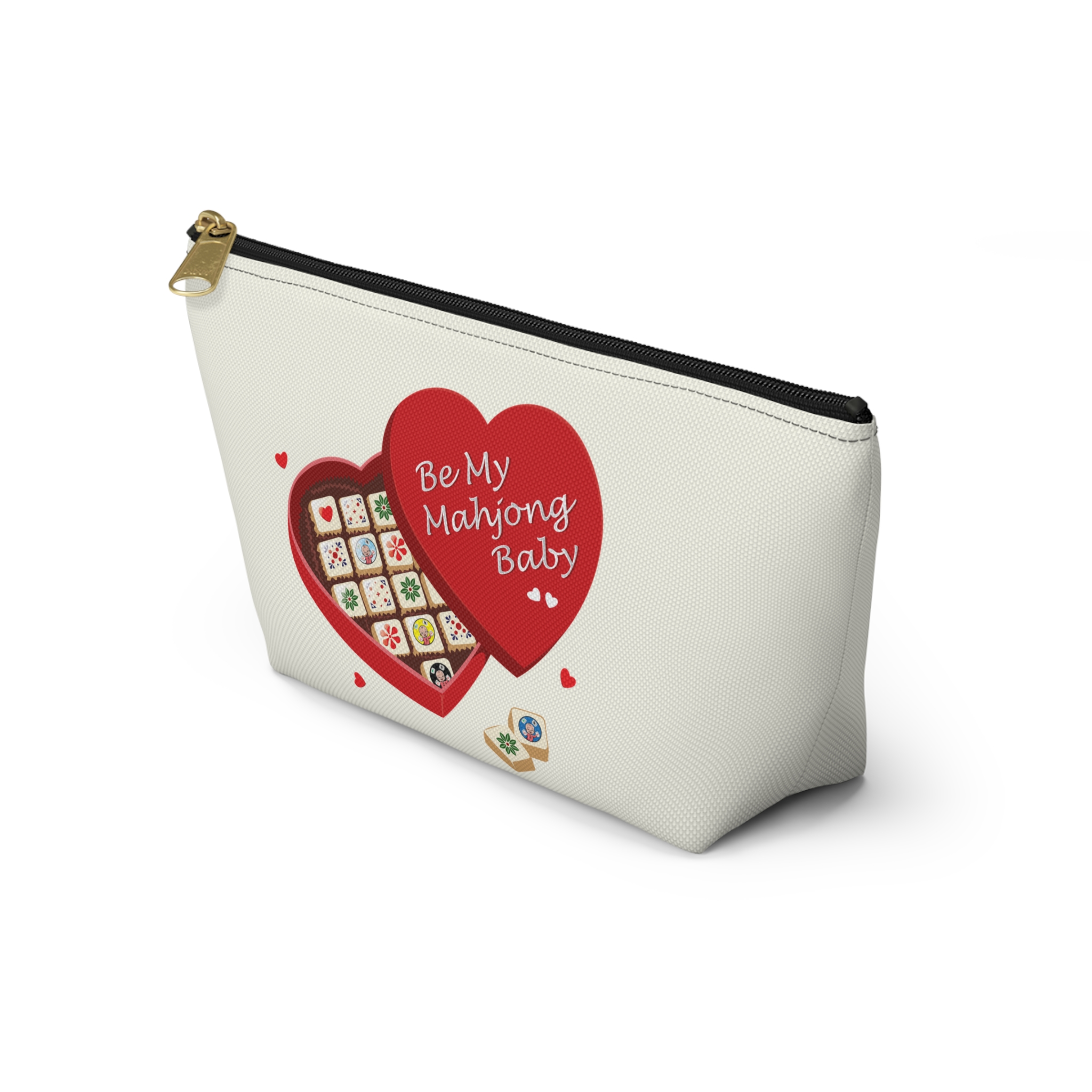 💕 “Be My Mahjong Baby” Accessory Pouch — Cute Mahjong Organizer Bag - Image 3