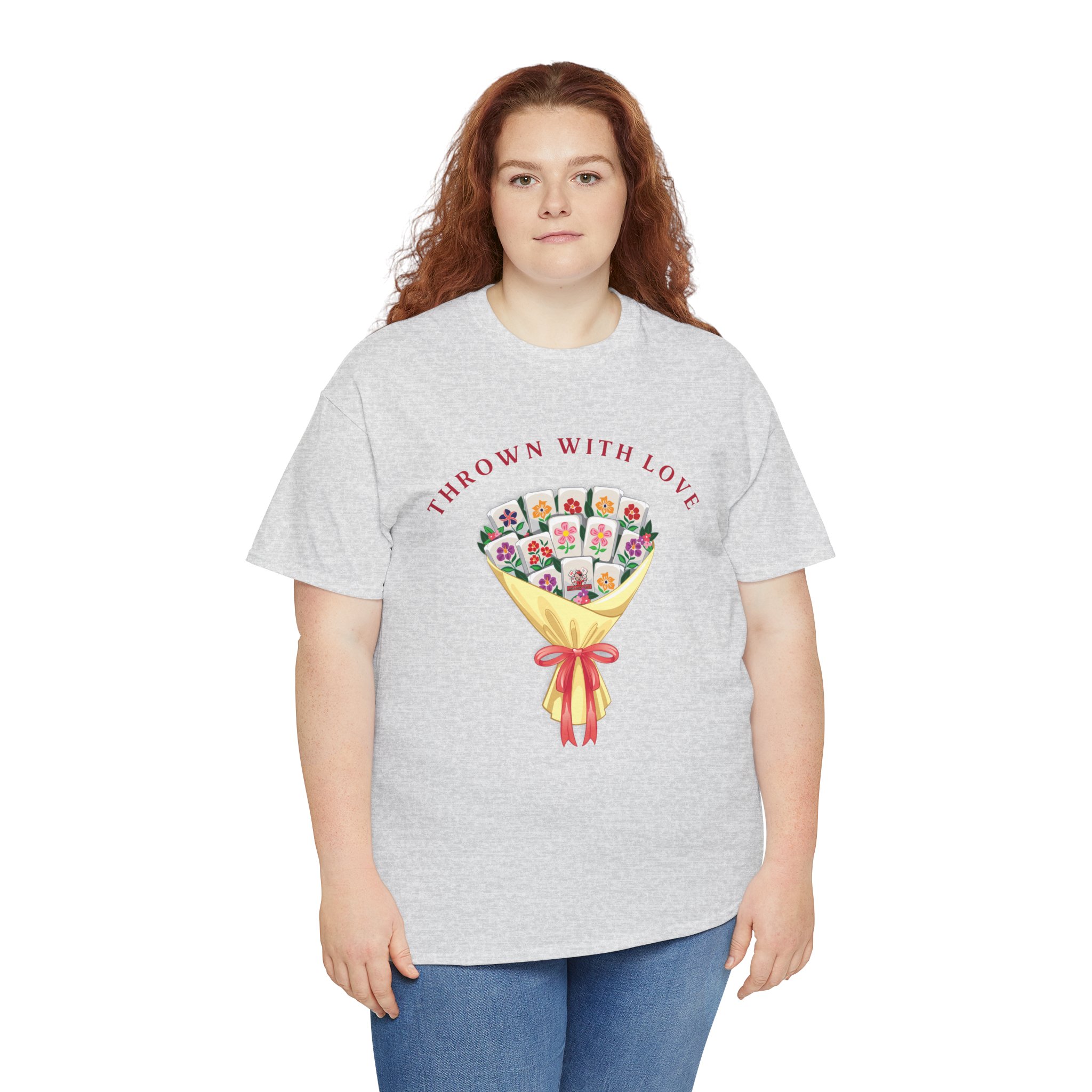 💕 “Thrown With Love” Unisex Mahjong T-Shirt — Playful Valentine’s Mahjong Gift Tee - Image 16