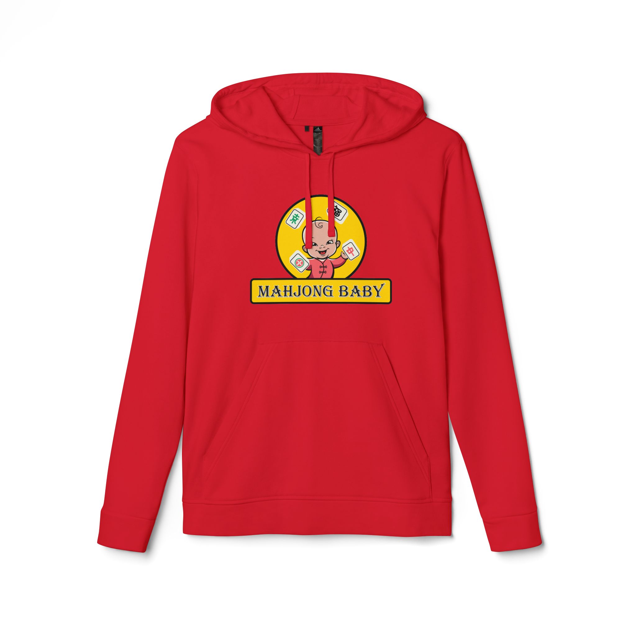 Mahjong Baby Hoodie | Cute Mahjong Graphic Pullover in Yellow - Image 43