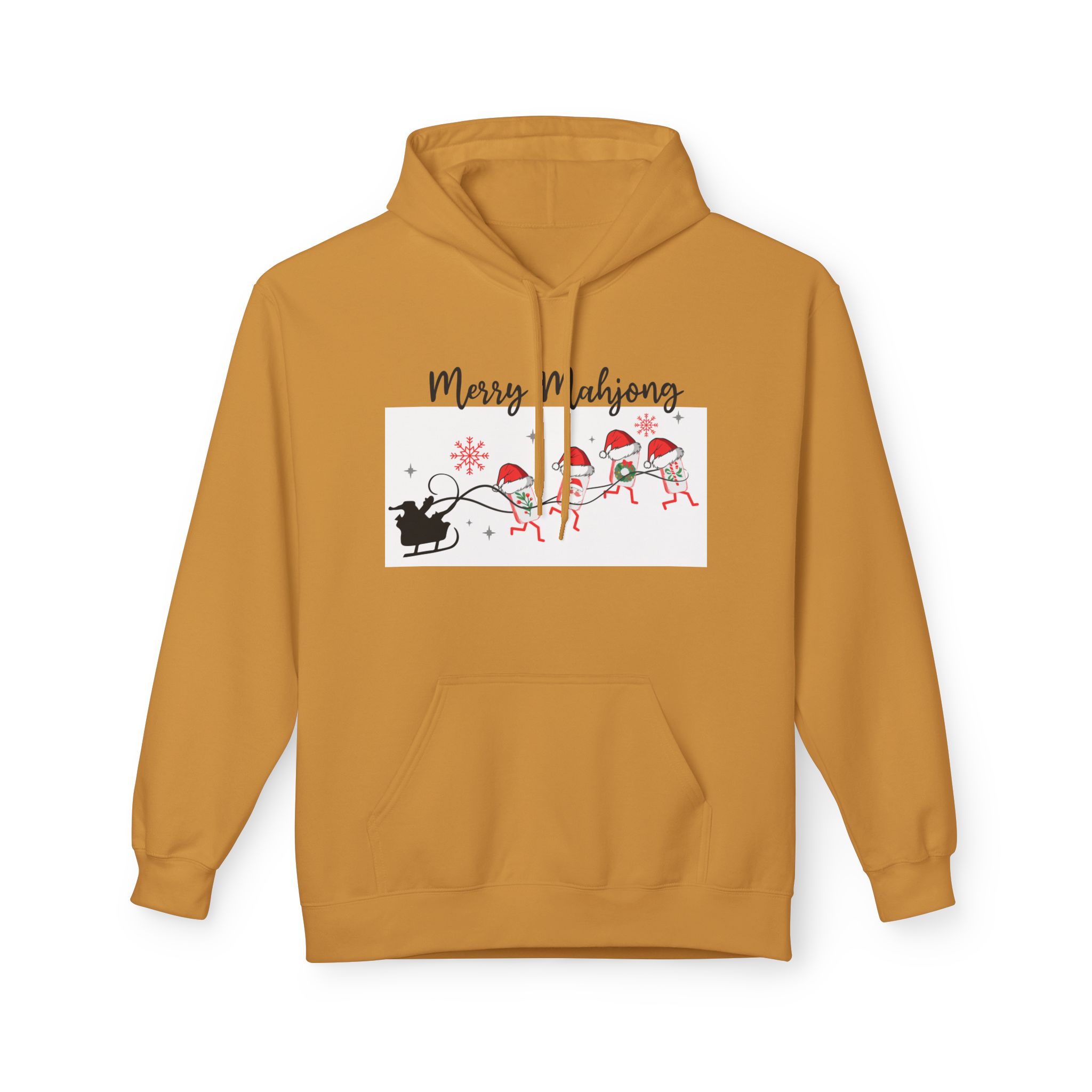 Merry Mahjong Christmas Hoodie | Festive Gnome Holiday Pullover - Image 29