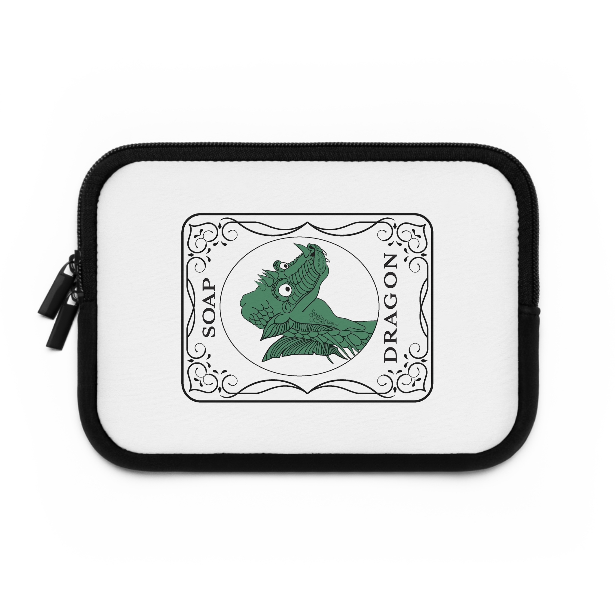 Soap Dragon Laptop Sleeve by Mahjong Baby | Water-Resistant Neoprene Laptop Case (7”–17”) - Image 2