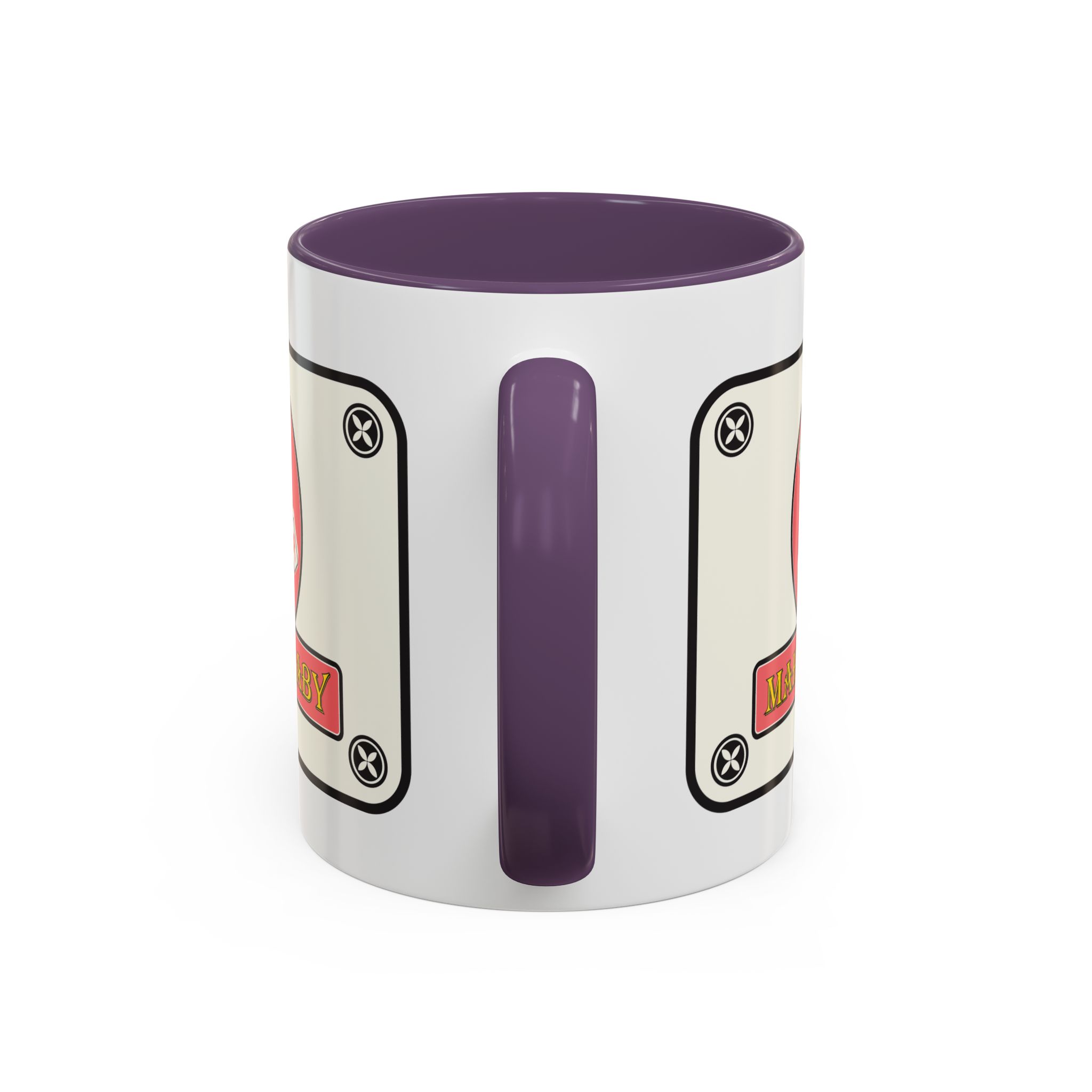 Mahjong Baby Accent Coffee Mug | Retro Ceramic Cup (11oz & 15oz) - Image 70
