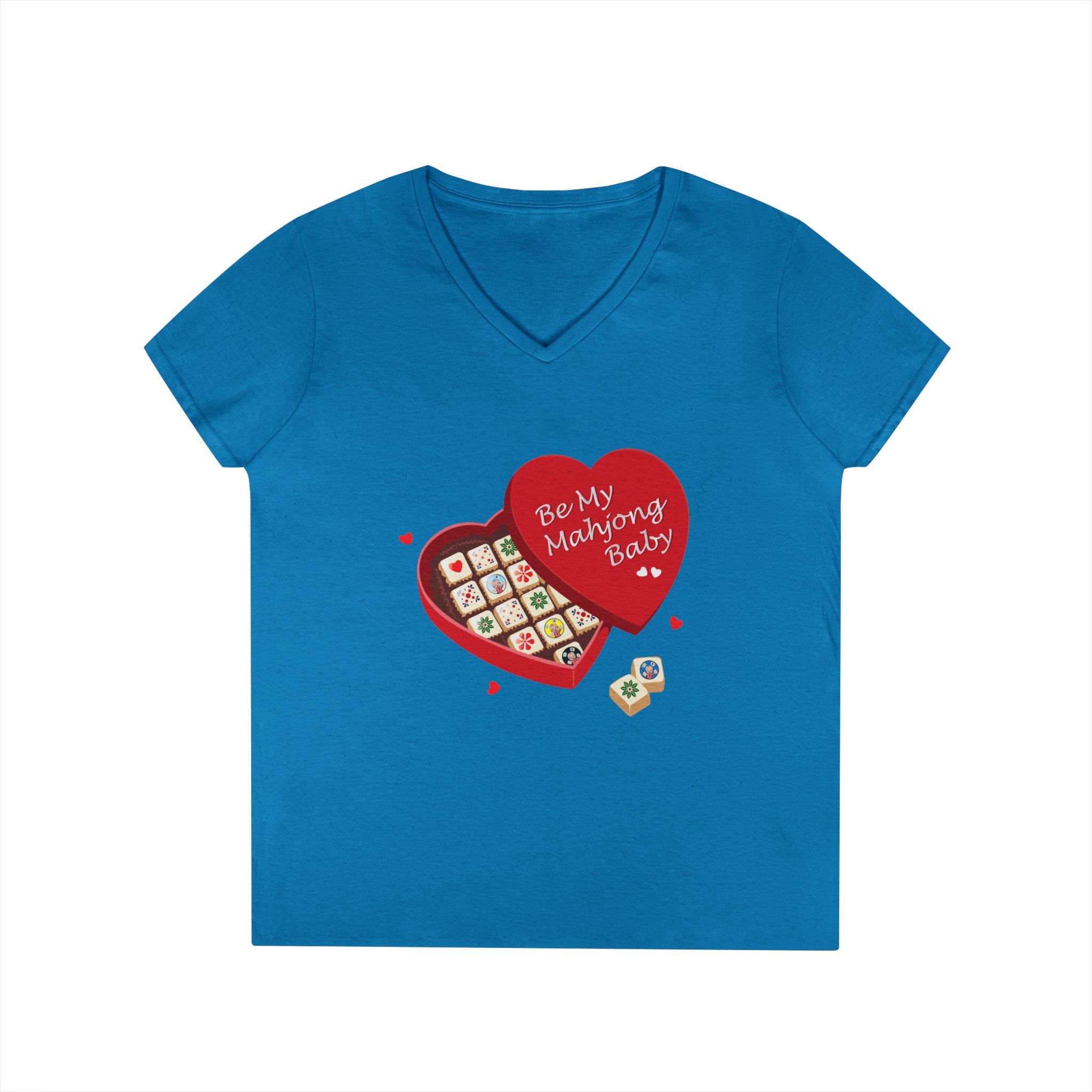 Mahjong Valentine’s T-Shirt | Be My Mahjong Baby Shirt - Image 13