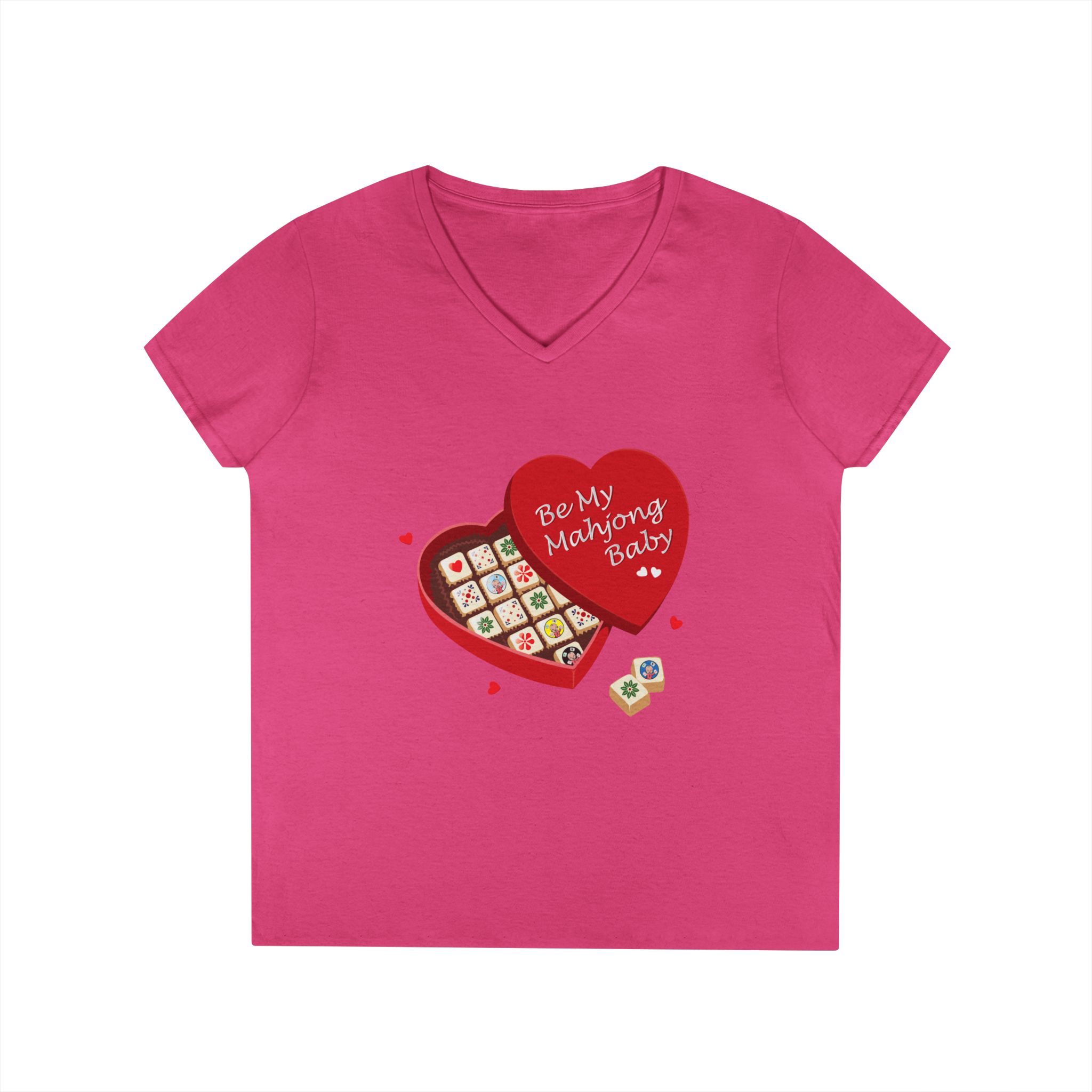 Mahjong Valentine’s T-Shirt | Be My Mahjong Baby Shirt - Image 3