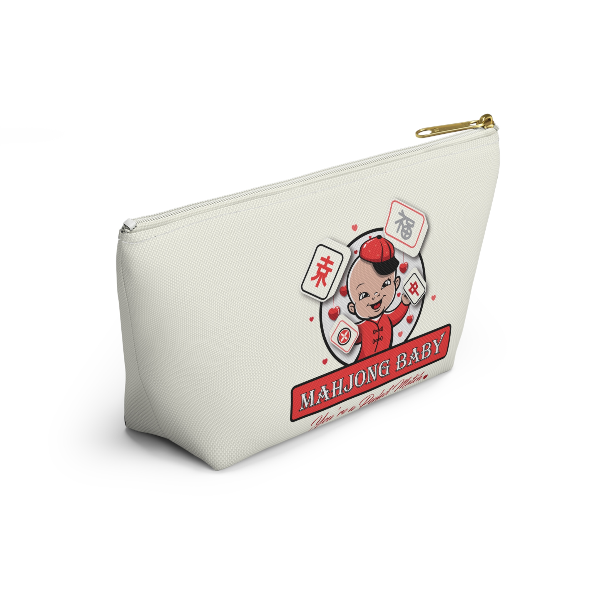 💕 “Be My Mahjong Baby” Accessory Pouch — Cute Mahjong Organizer Bag - Image 9