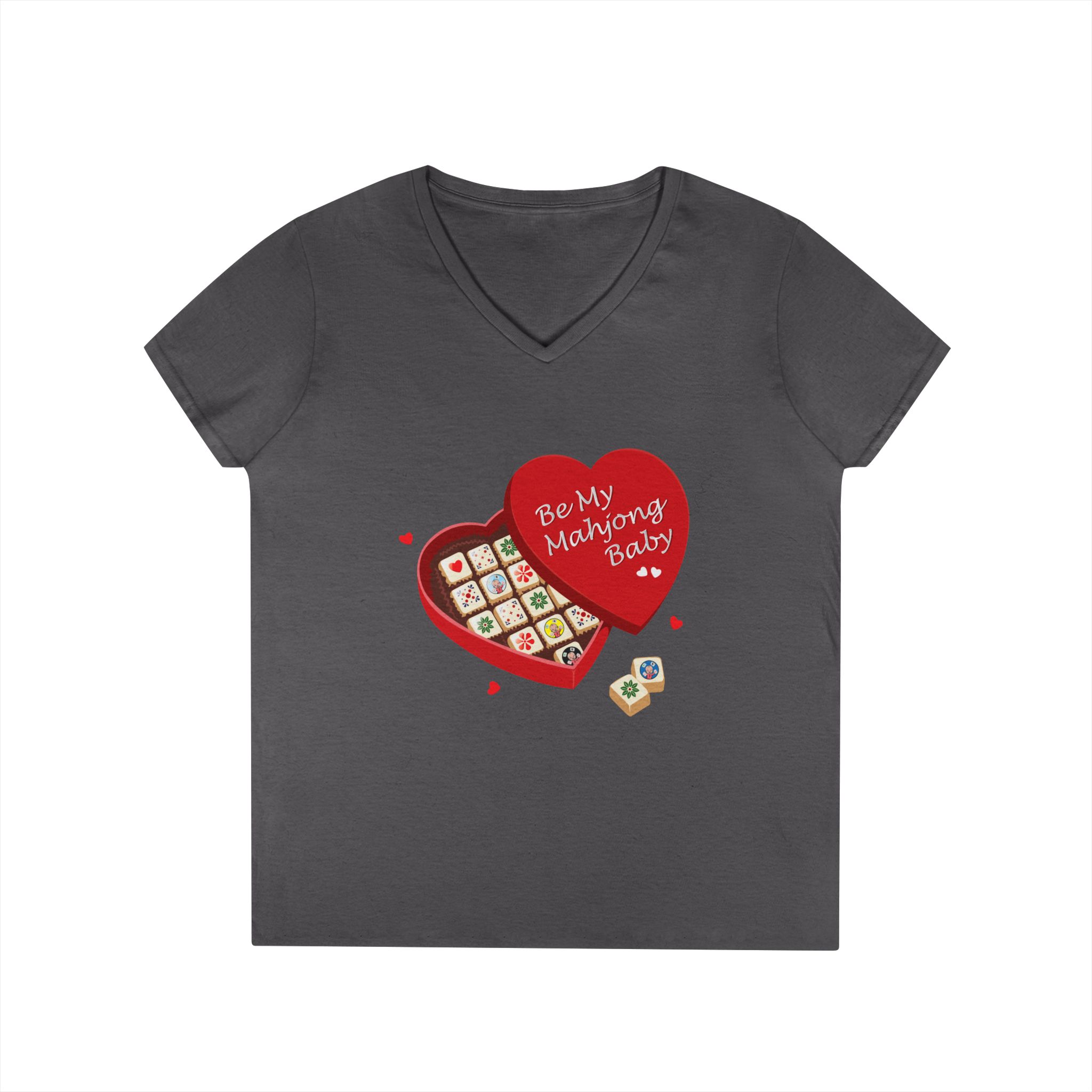 Mahjong Valentine’s T-Shirt | Be My Mahjong Baby Shirt - Image 2