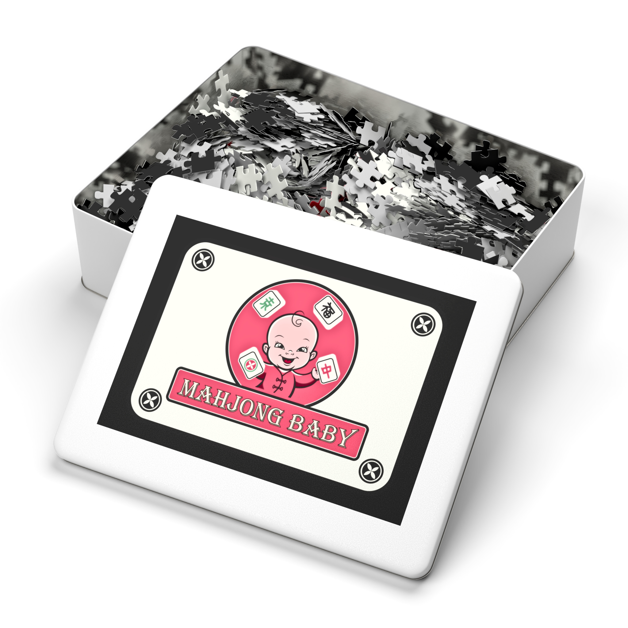 Mahjong Baby Puzzle | Retro Mahjong Tile Jigsaw with Tin (30–2000 Pieces) - Image 18