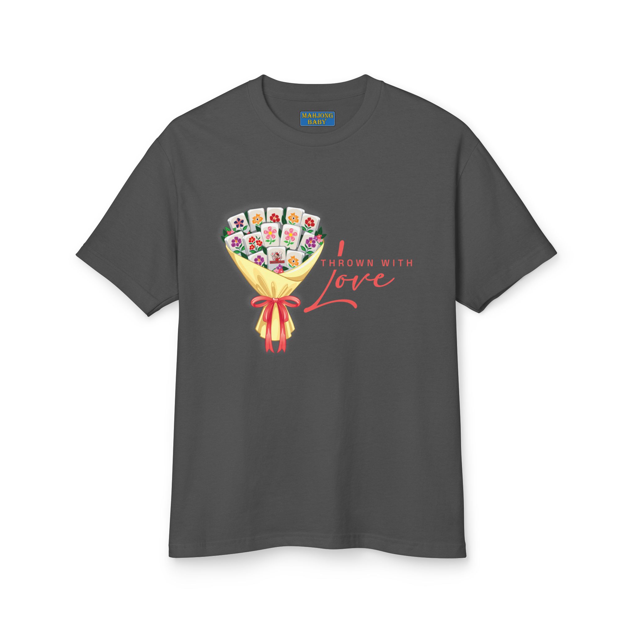 “Thrown With Love” Mahjong T-Shirt — Unisex Soft Cotton Tee - Image 13